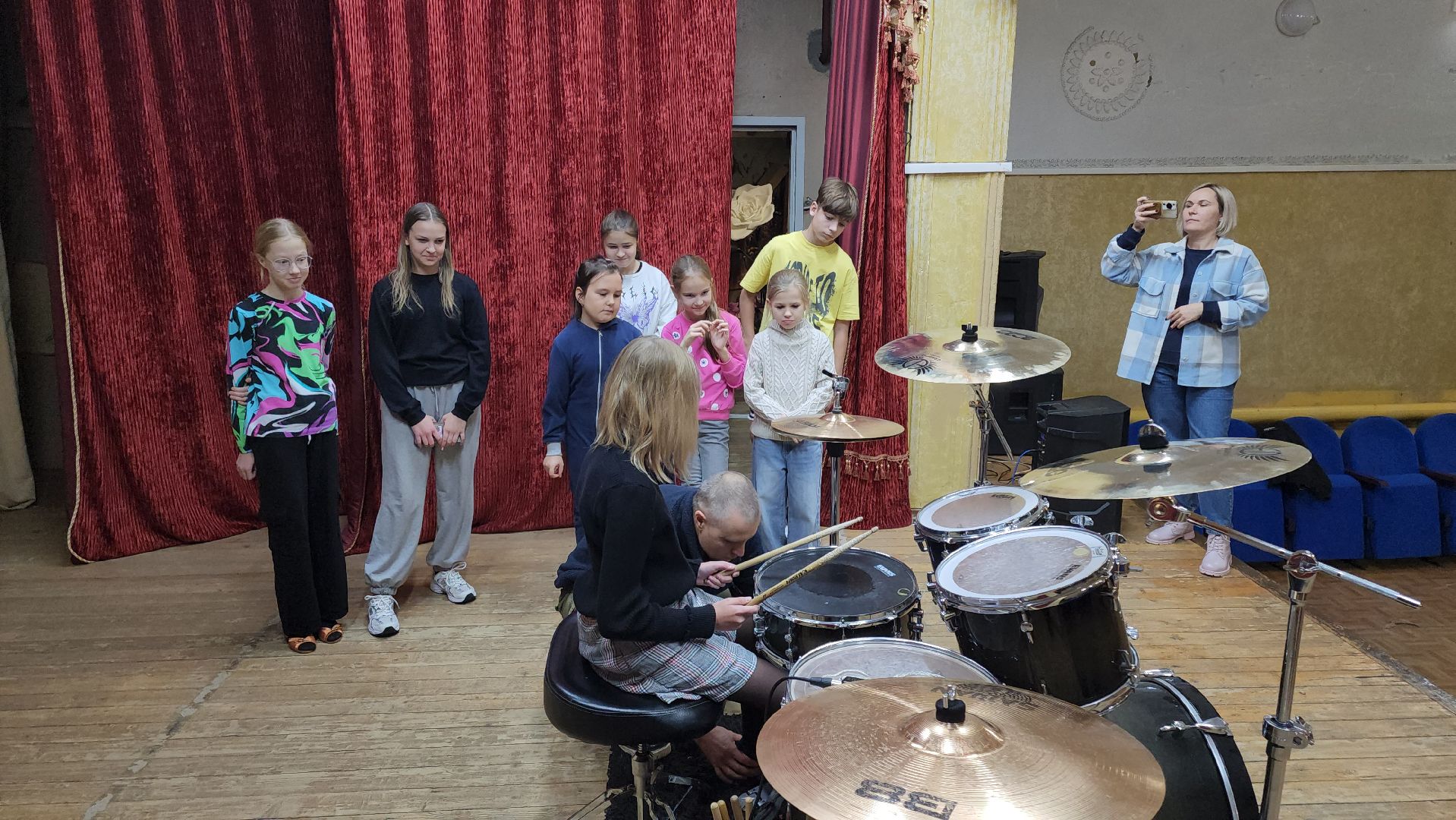 кашира, барабаны, мастер класс,