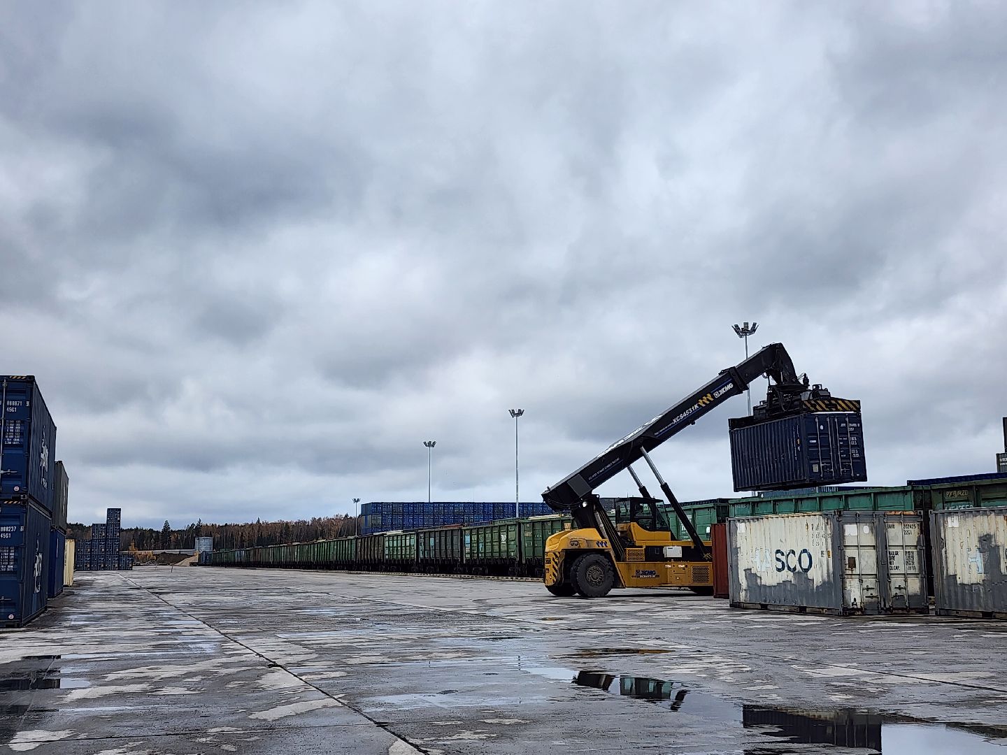 Чехов, деревня Кузьмино-Фильчаково, Сухой порт, терминал, транспортно-перегрузочный центр, транспортно-логистический хаб, строительство, эксплуатация, новые рабочие места, контейнеры, вертикалка, вертикальное видео,