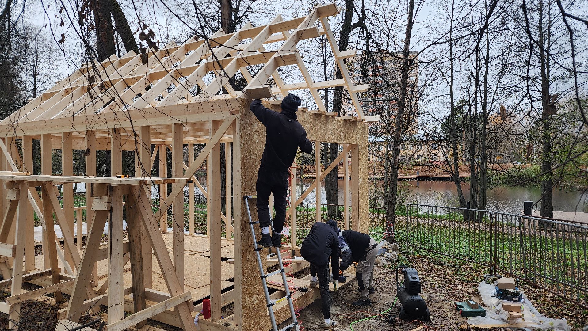 вертикалки, парк, парки Подмосковья, Лосино-Петровский,