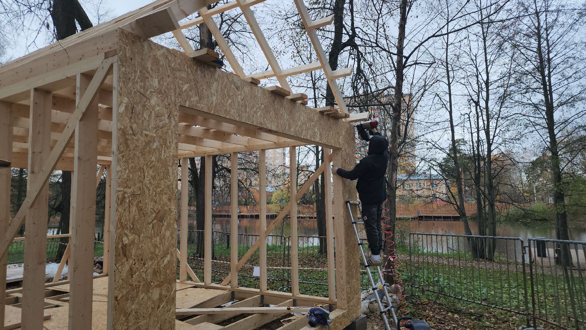вертикалки, парк, парки Подмосковья, Лосино-Петровский,