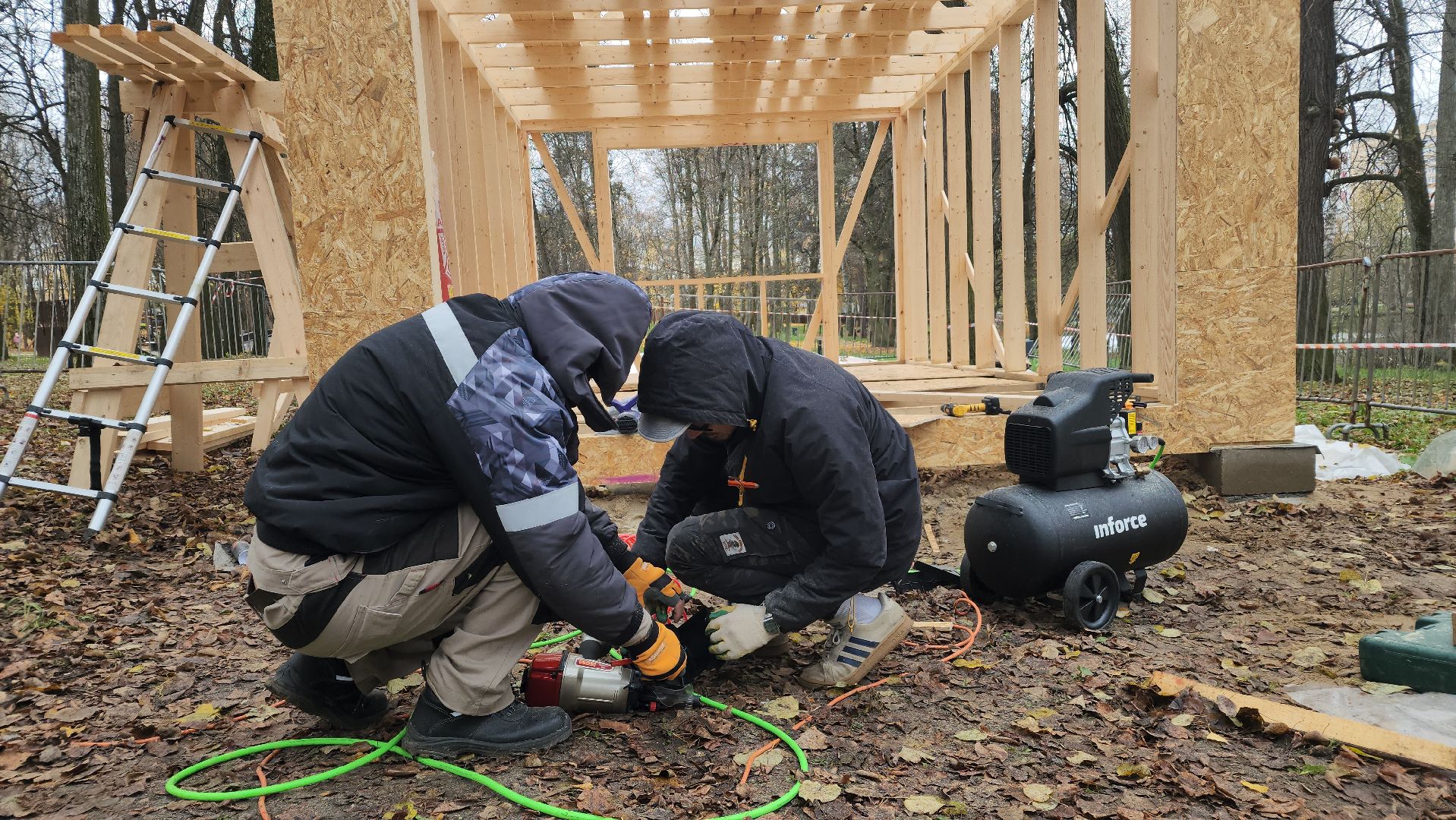 вертикалки, парк, парки Подмосковья, Лосино-Петровский,