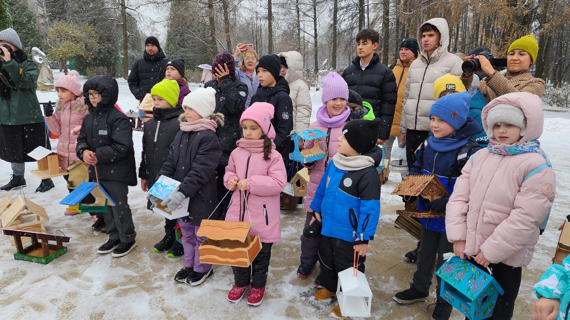 Солнечногорск, вертикалки, городской парк, акция кормишка, накорми птиц зимой,