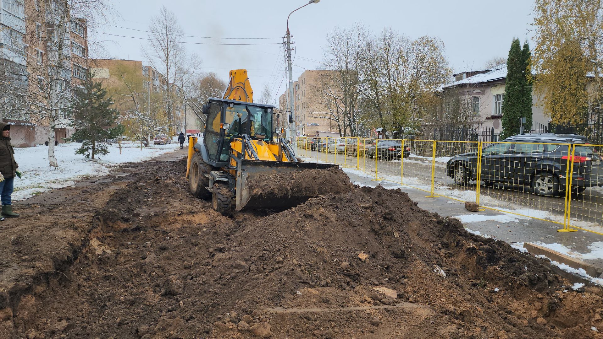 парковка, Строительство парковки, руза, благоустройство, рузский городской округ, московская область, подмосковье,