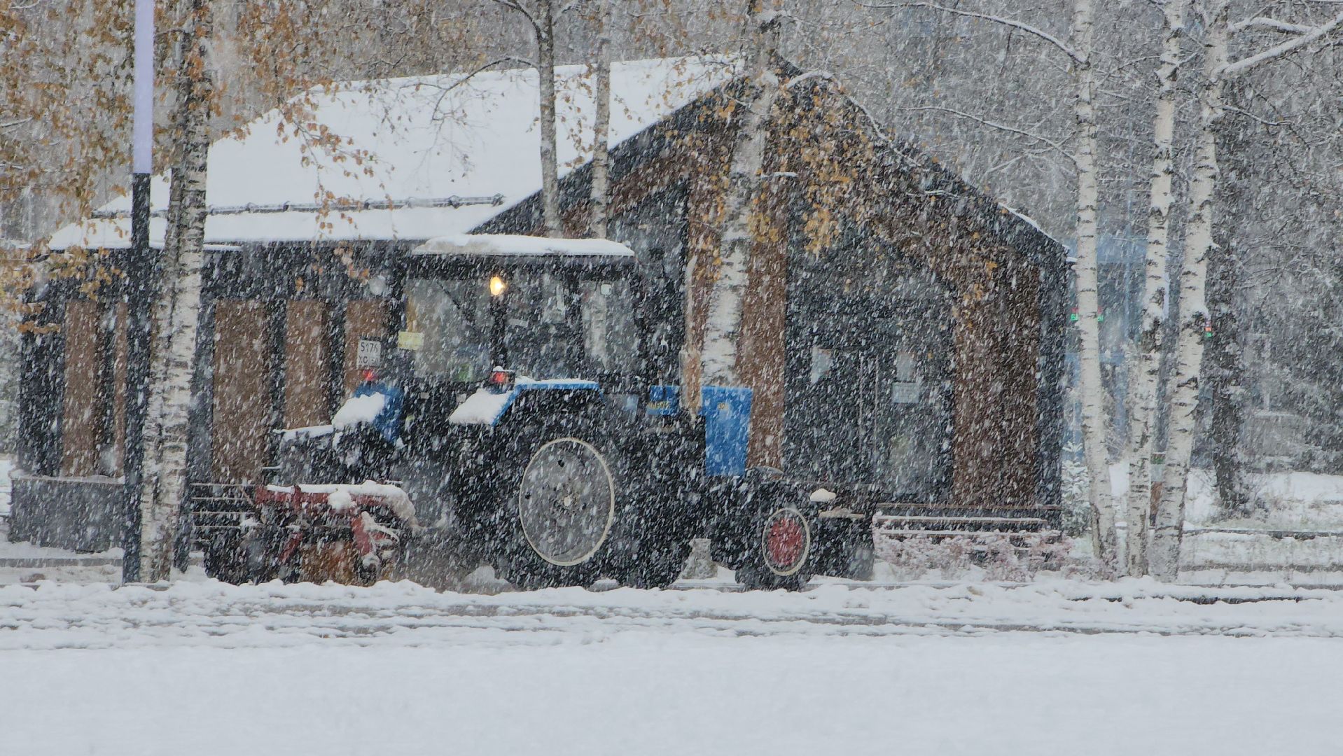 уборка снега, Лобня, Парк, вертикалка,
