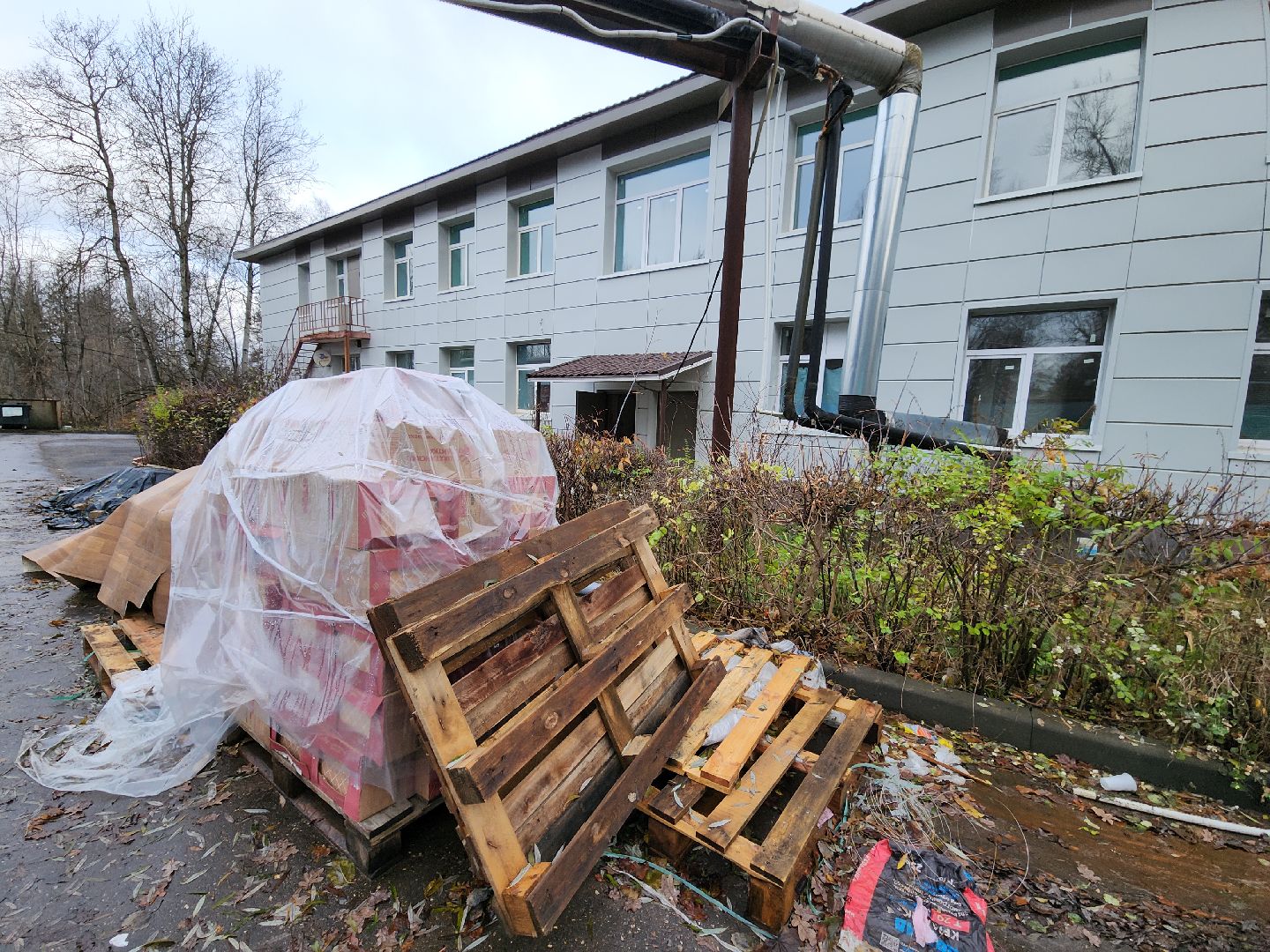 Капитальный ремонт, капитальный ремонт поликлиники, тучково, руза, здравоохранение, здравоохранение московской области, рузский городской округ, вертикалки,