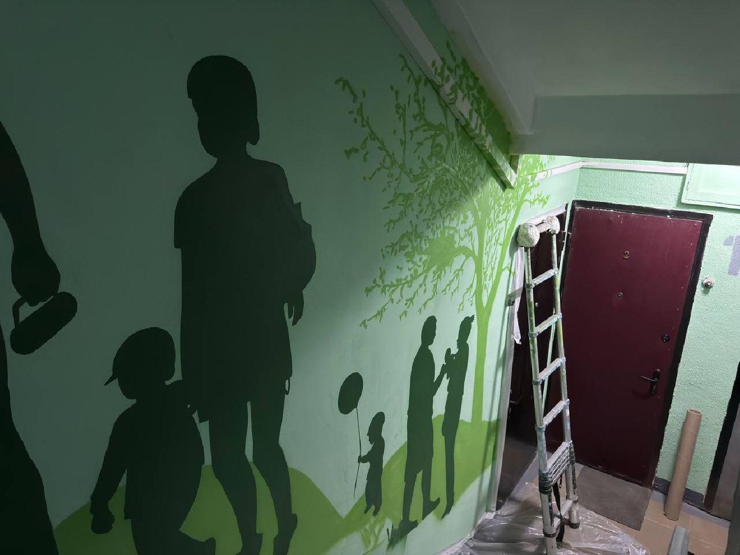 Рисунок, городской округ восход, подьезды, художники,