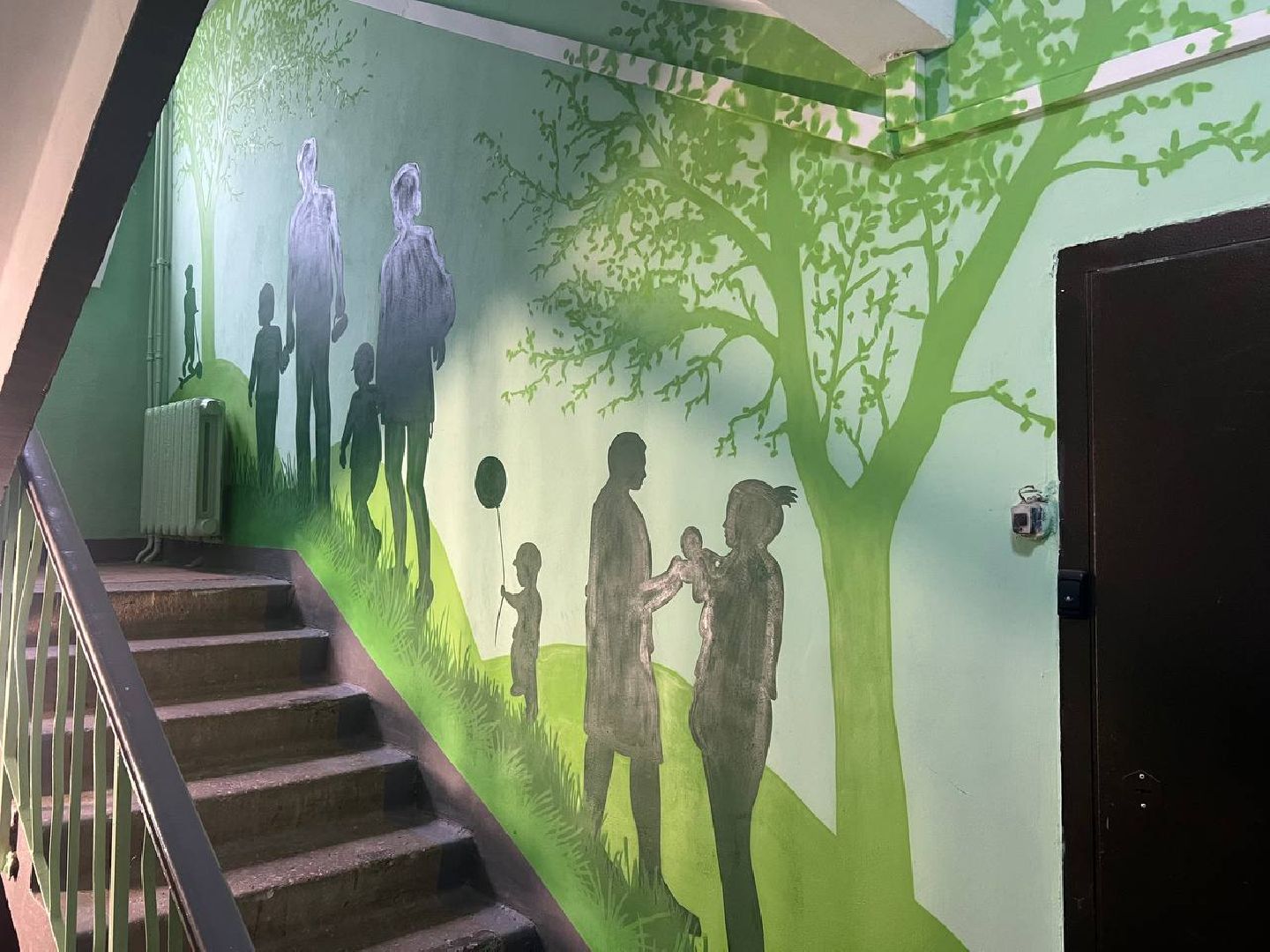 Рисунок, городской округ восход, подьезды, художники,