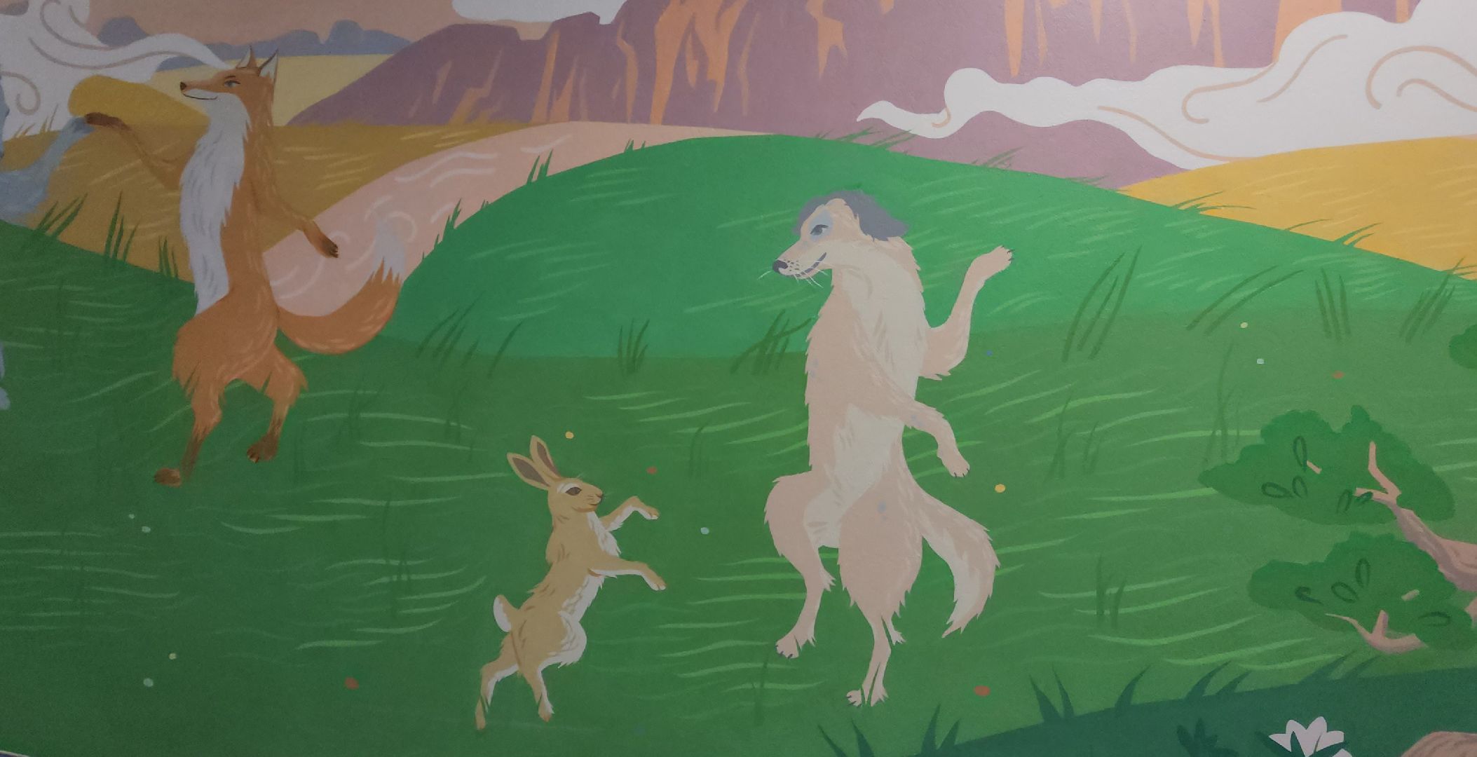 красногорск, дкц имени рошаля, роспись стен,Шилов, Алексей Шилов,