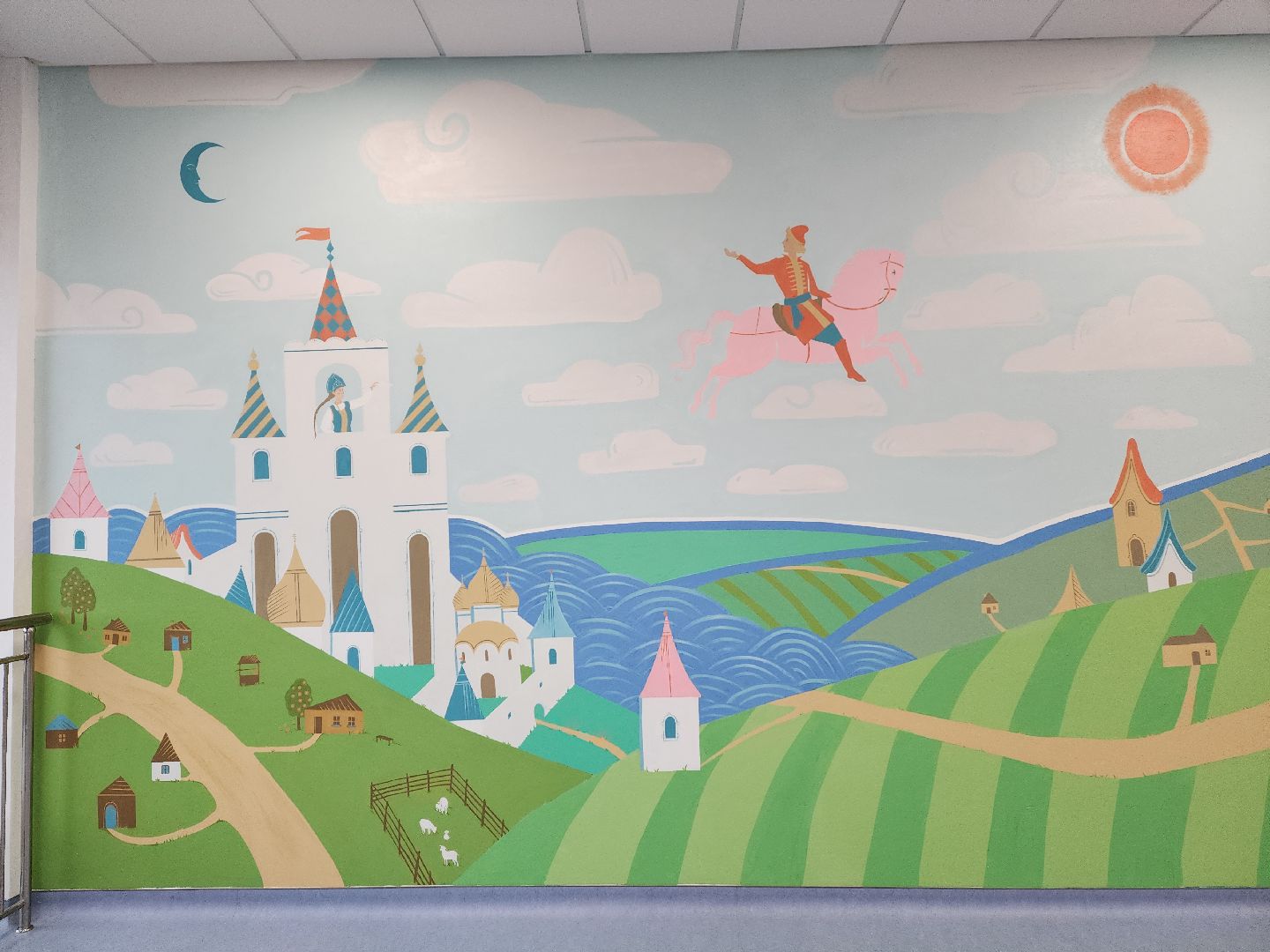 красногорск, дкц имени рошаля, роспись стен,Шилов, Алексей Шилов,