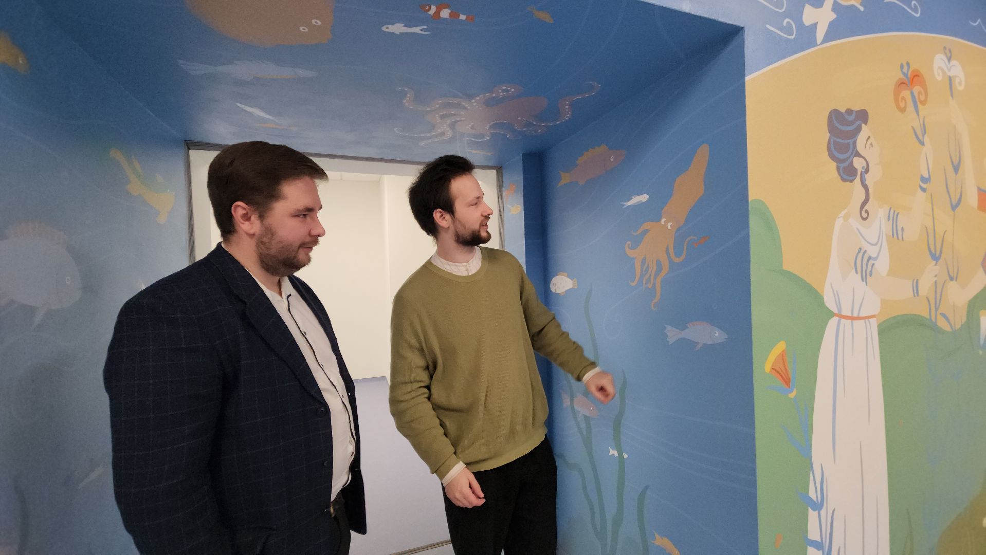 красногорск, дкц имени рошаля, роспись стен,Шилов, Алексей Шилов,