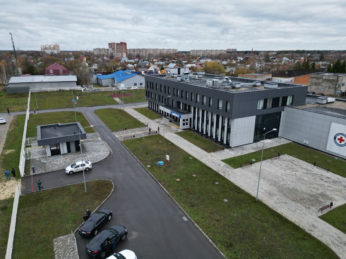 видео с коптера, медицина, строительство, ногинск,