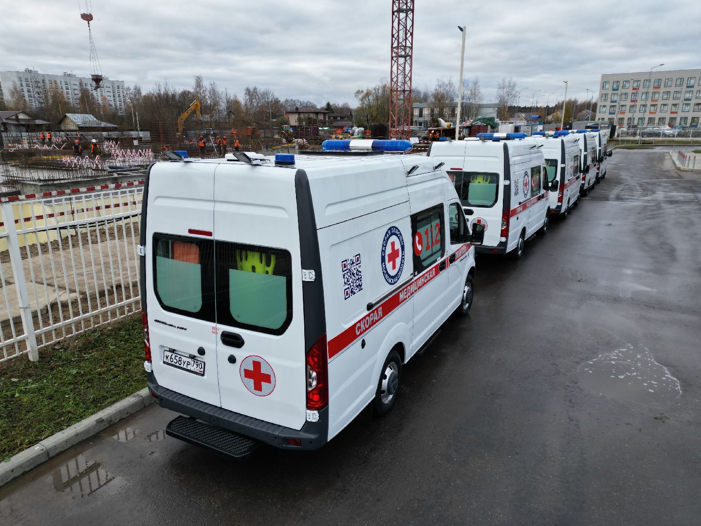 видео с коптера, медицина, строительство, ногинск,