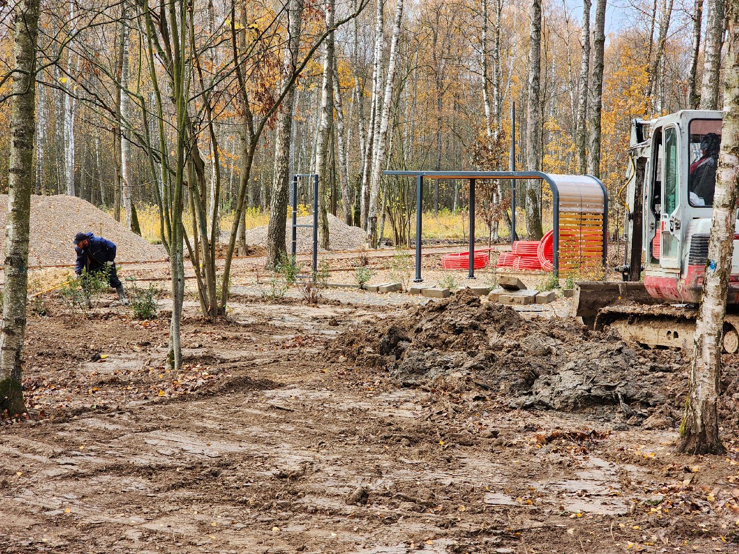 Чехов, микрорайон Губернский, лесопарк, лесопарковая зона отдыха, строительство, благоустройство, детские площадки, спортивные площадки, зоны отдыха, региональная программа Парки в лесу, вертикалки,