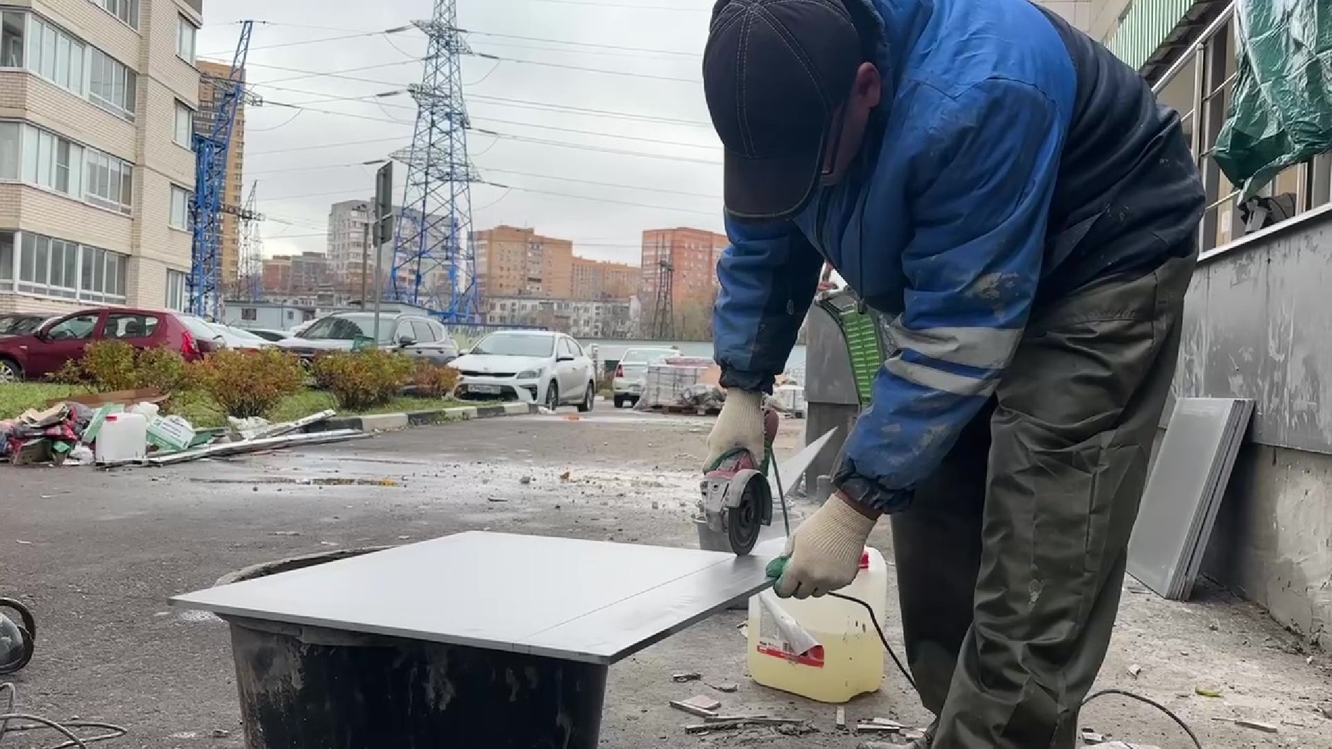 Реутов, вертикалки, ремонт фасада, медицина, строительство, детская поликлиника,