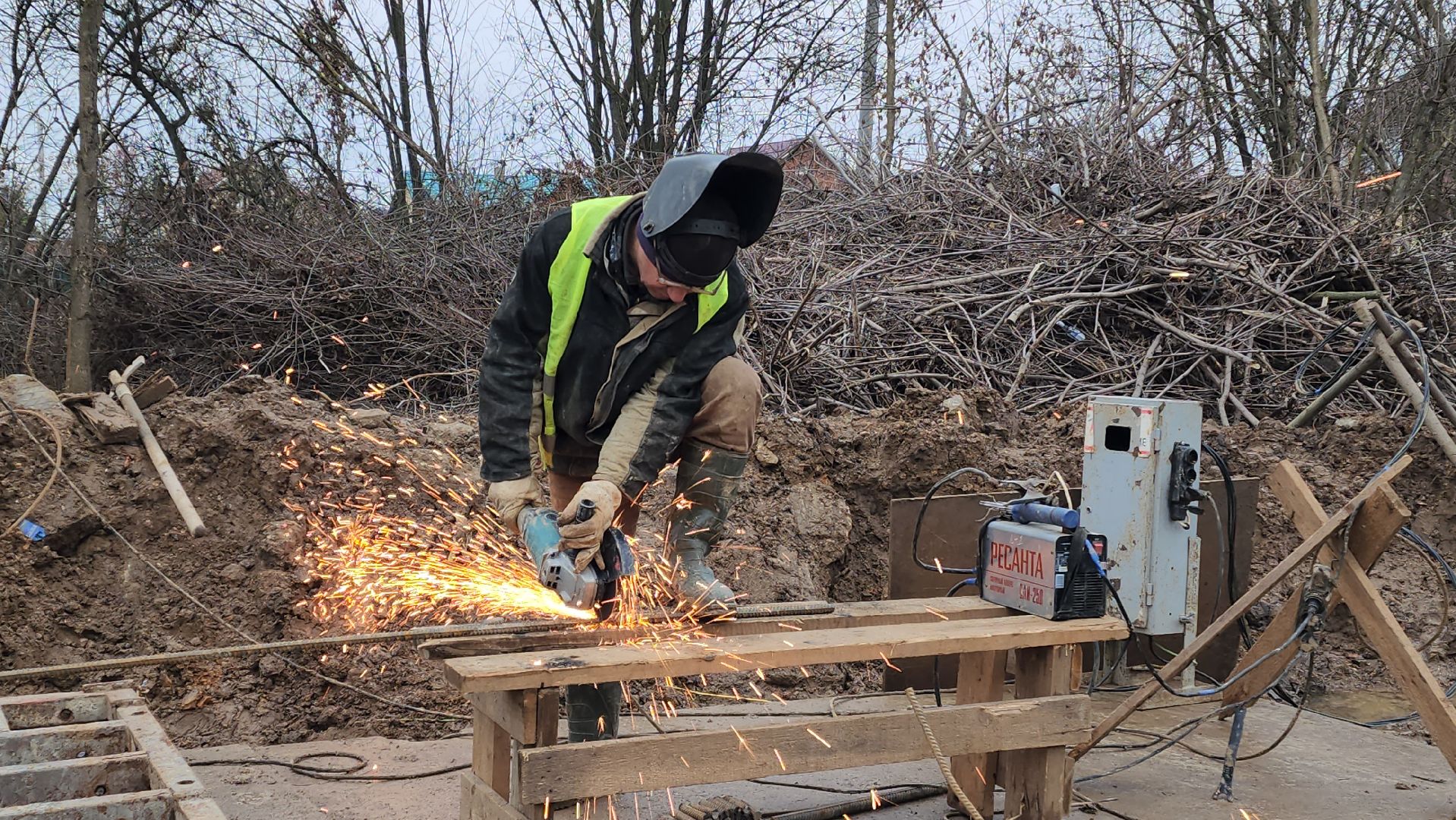 наземный переход, Строительство, Лобня, вертикалки,