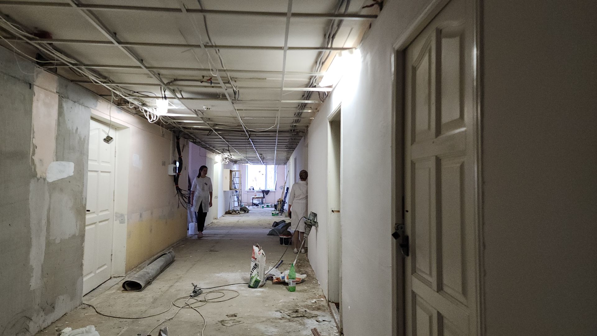 медицина, медицина подмосковья, электросталь, городская больница, эцгб, женская консультация, ремонт, ремонт больницы, вертикалки