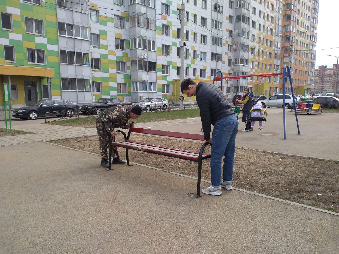 благоустройство, детские площадки, Лосино-Петровский