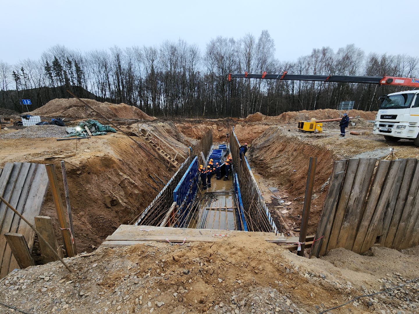 Руза, минское шоссе, м-1, строительство дороги, развязка, рузский городской округ, московская область, подмосковье, вертикалки,