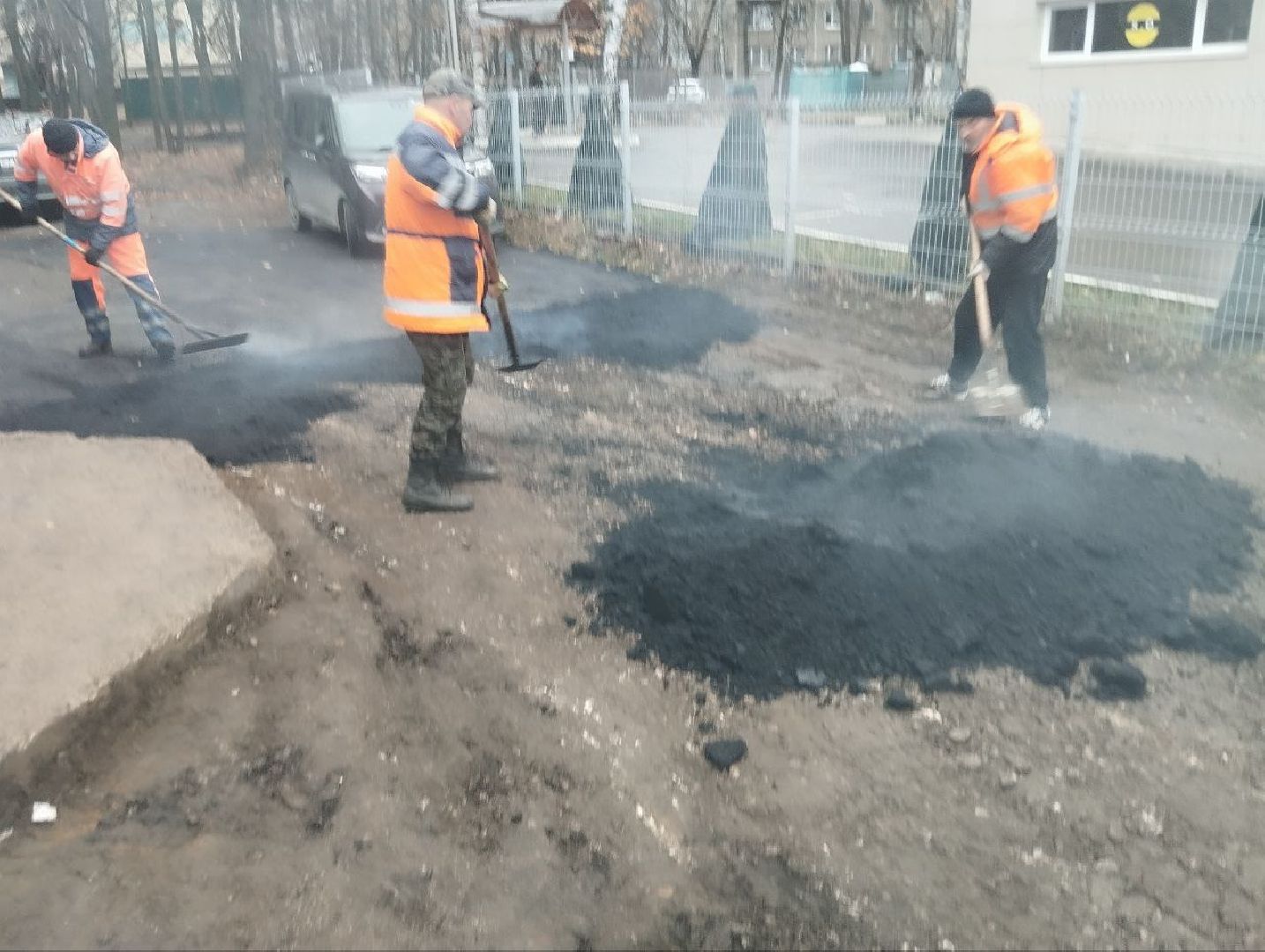 вертикалки, пушкино, дороги, благоустройство, ямочный ремонт,