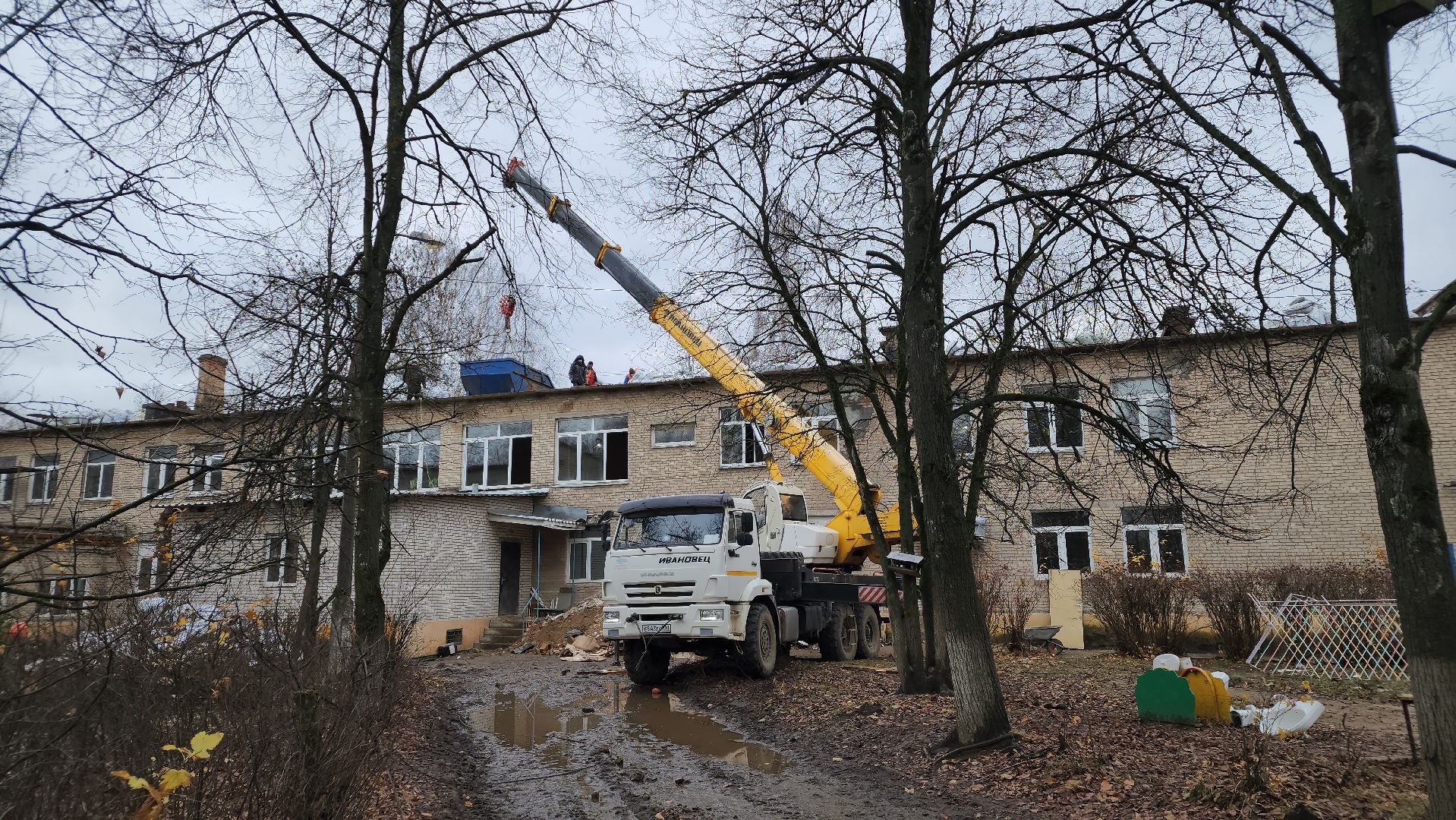 строительство, капремонт, детский сад, капремонт детского сада, Лосино-Петровский, вертикалки,