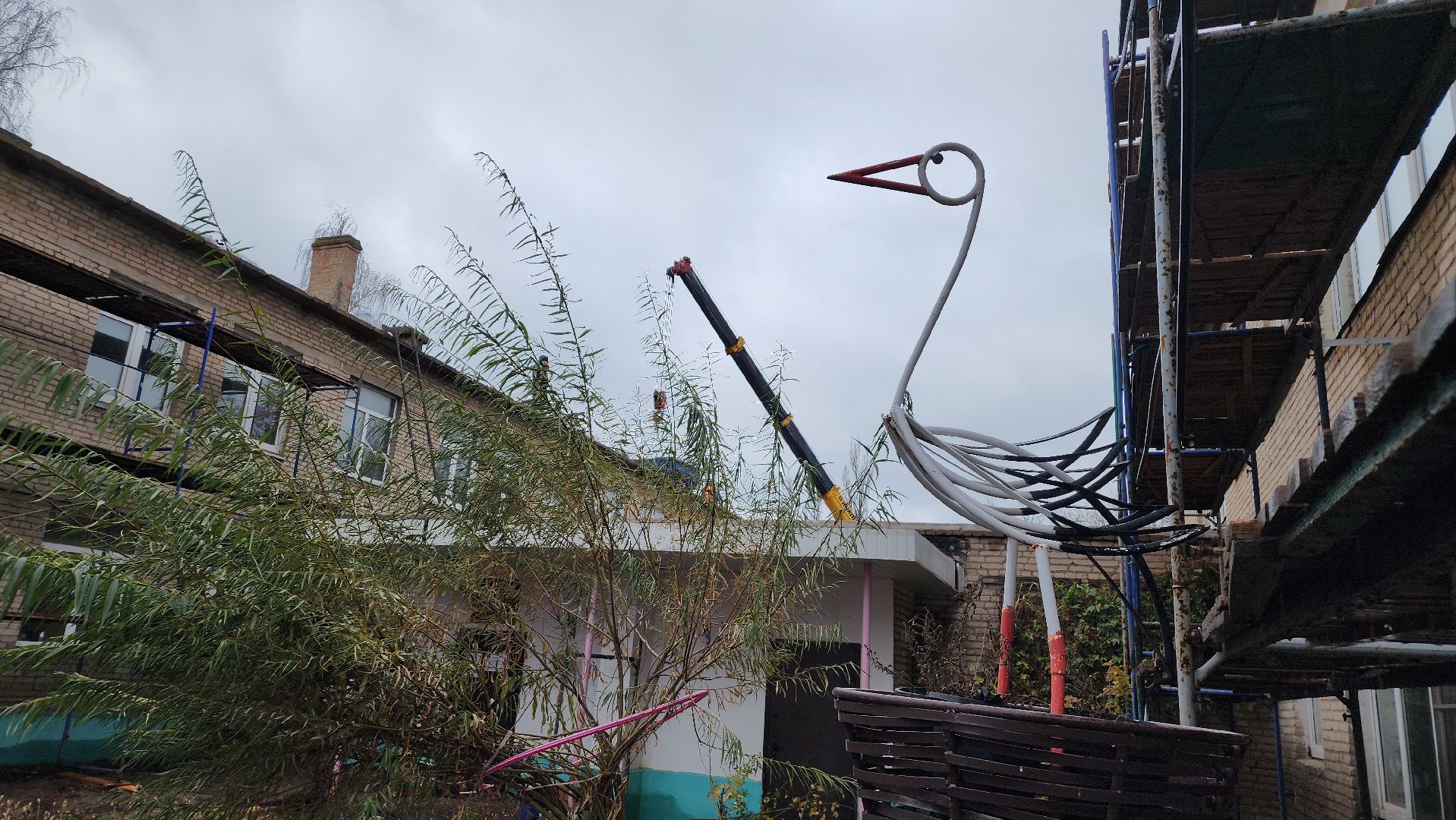 строительство, капремонт, детский сад, капремонт детского сада, Лосино-Петровский, вертикалки,