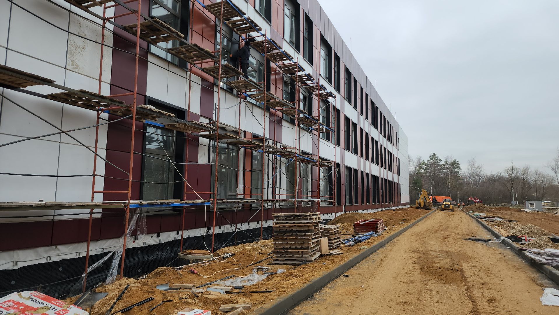 строительство, школа в квартале надежда, ступино, вертикалки,