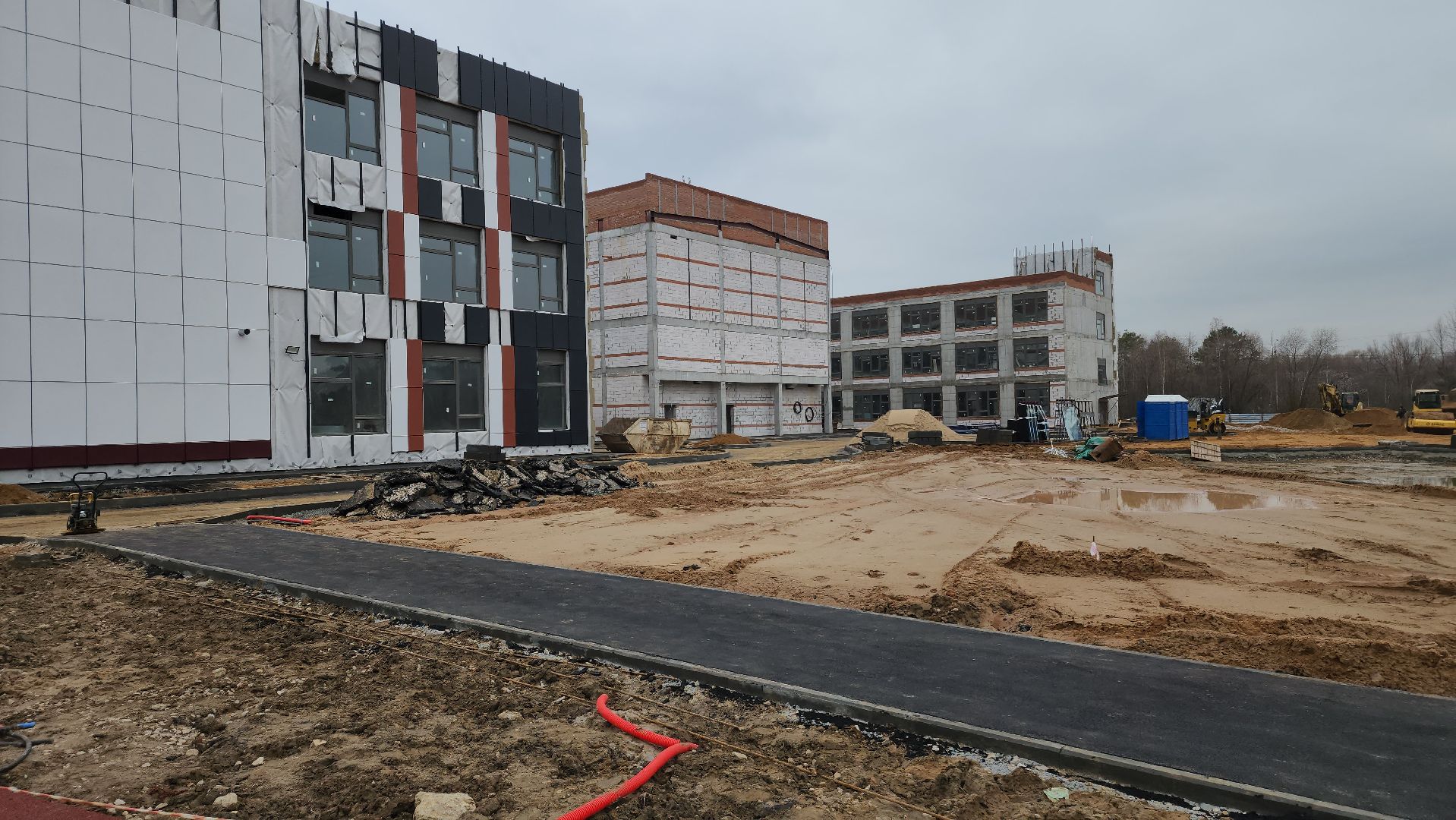 строительство, школа в квартале надежда, ступино, вертикалки,