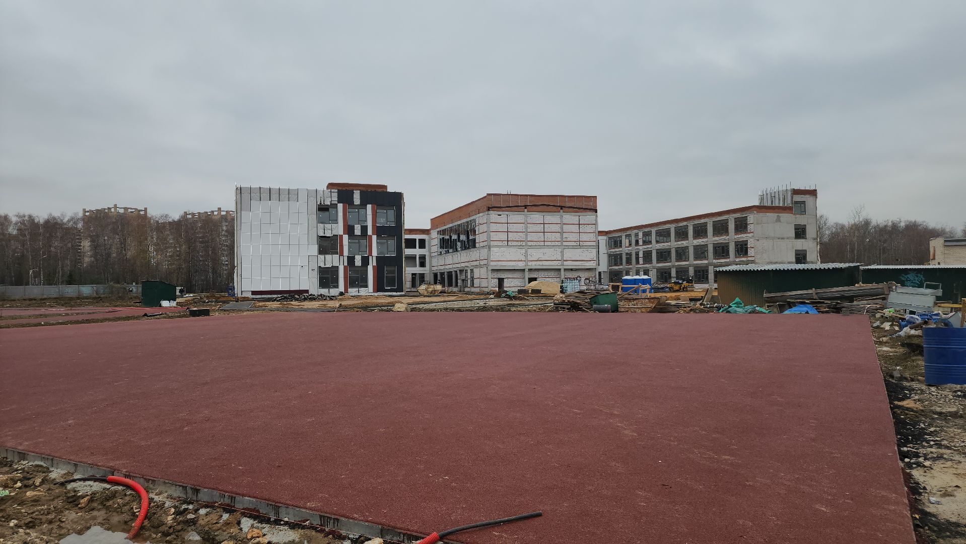 строительство, школа в квартале надежда, ступино, вертикалки,