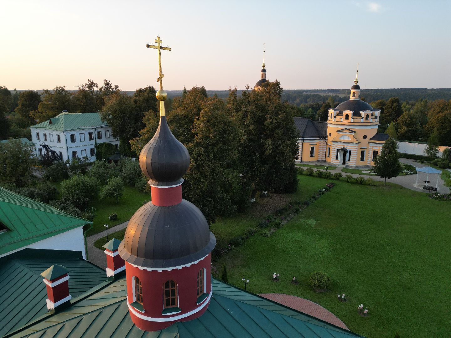 видео с коптера, истра, монастырь, религия, архитектура,