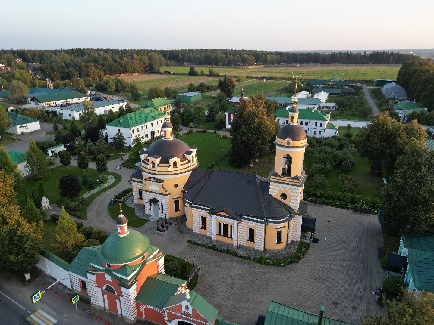 видео с коптера, истра, монастырь, религия, архитектура,