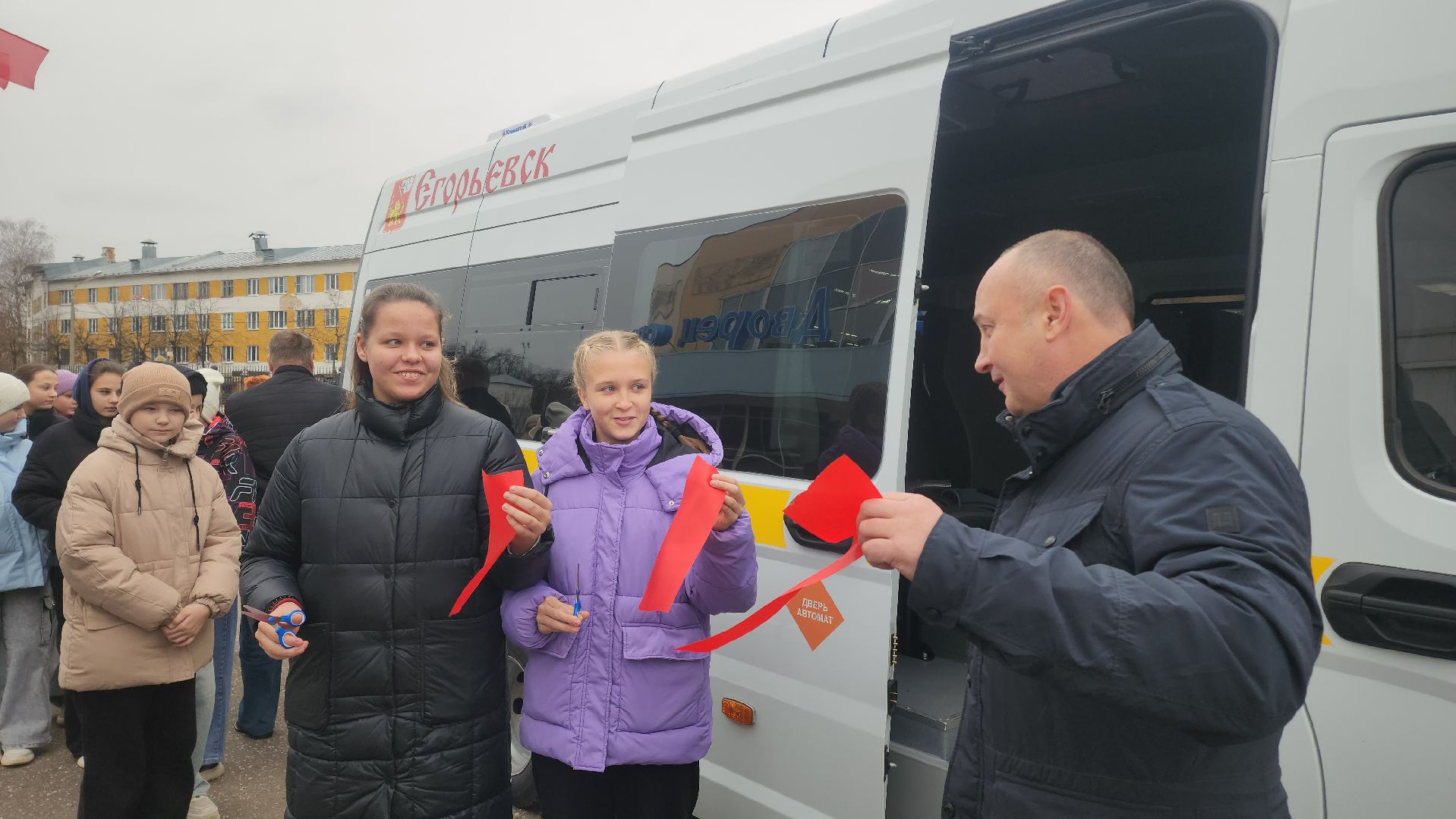 Егорьевск, Подмосковье, Московская область, Новый автобус, спортсмены, Вертикалка, вертикальное видео,