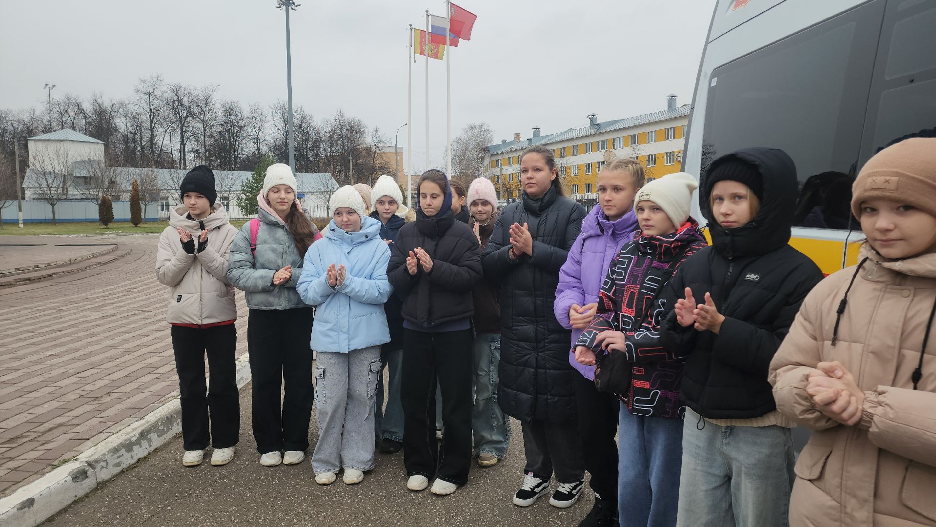 Егорьевск, Подмосковье, Московская область, Новый автобус, спортсмены, Вертикалка, вертикальное видео,