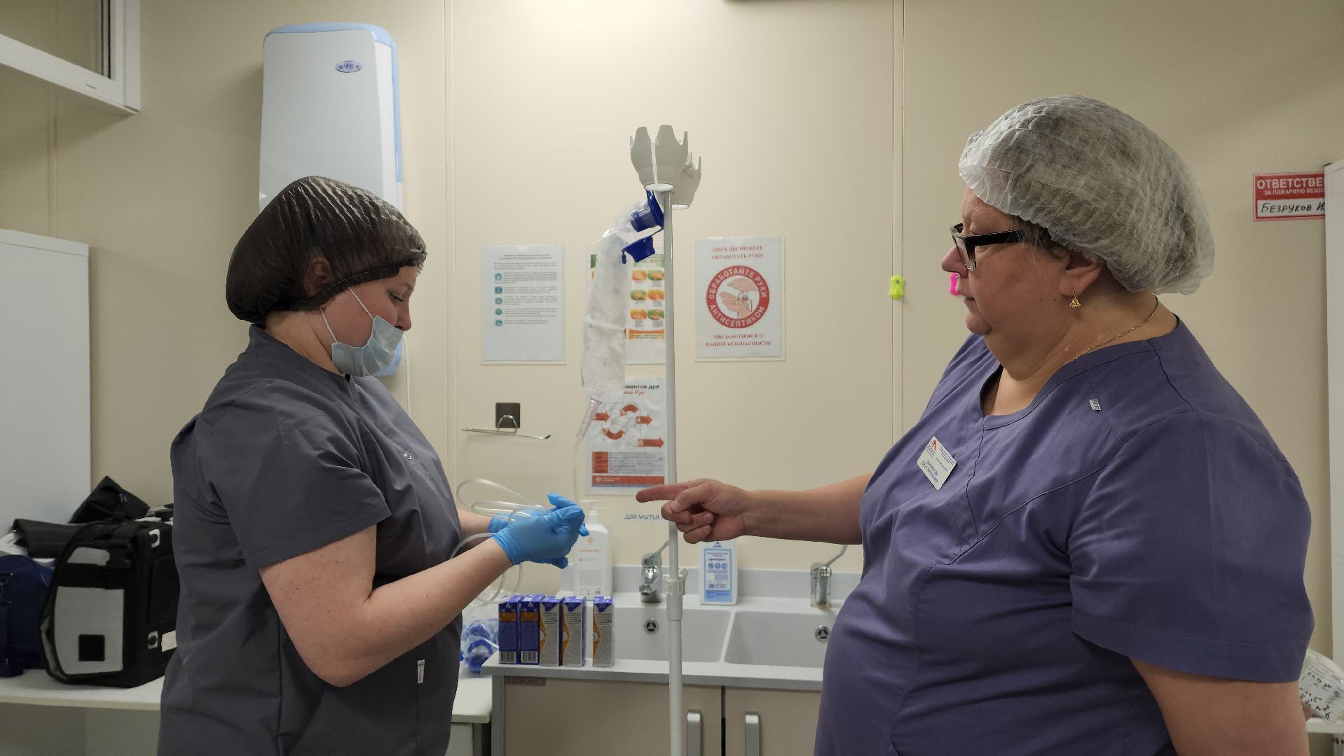 красногорск, красногорская больница, студенты, практика студентов,