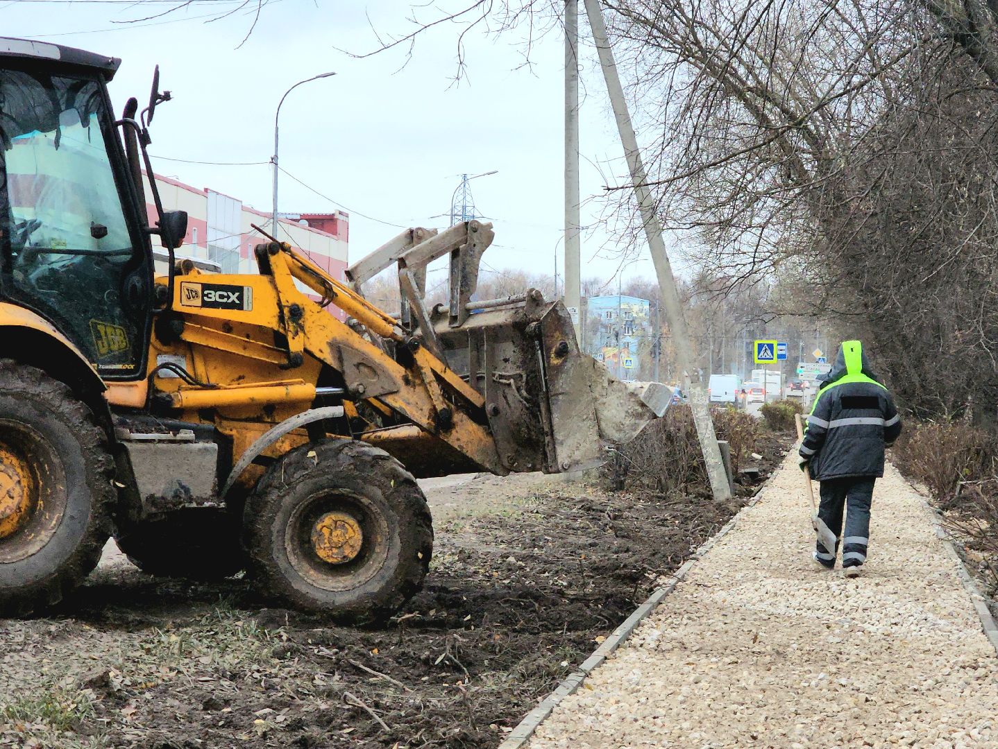асфальтирование, пешеходная зона, Лобня, вертикалки,