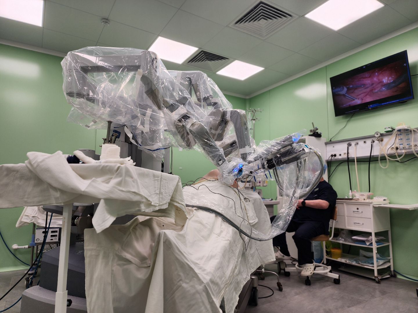 воскресенск, здравоохранение мо, операция, робот da vinci,