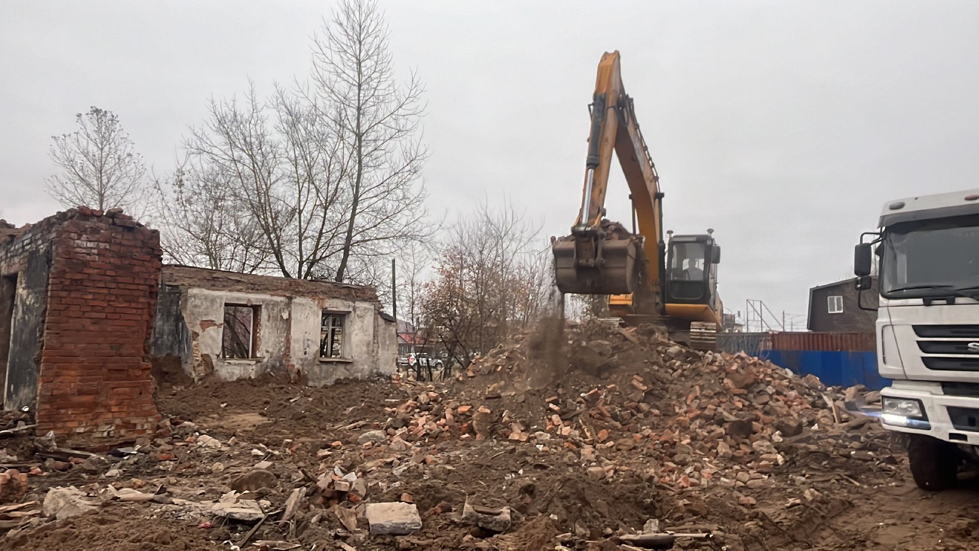волоколамск, снос здания, аварийное жилье, снесли дом, вертикалки,