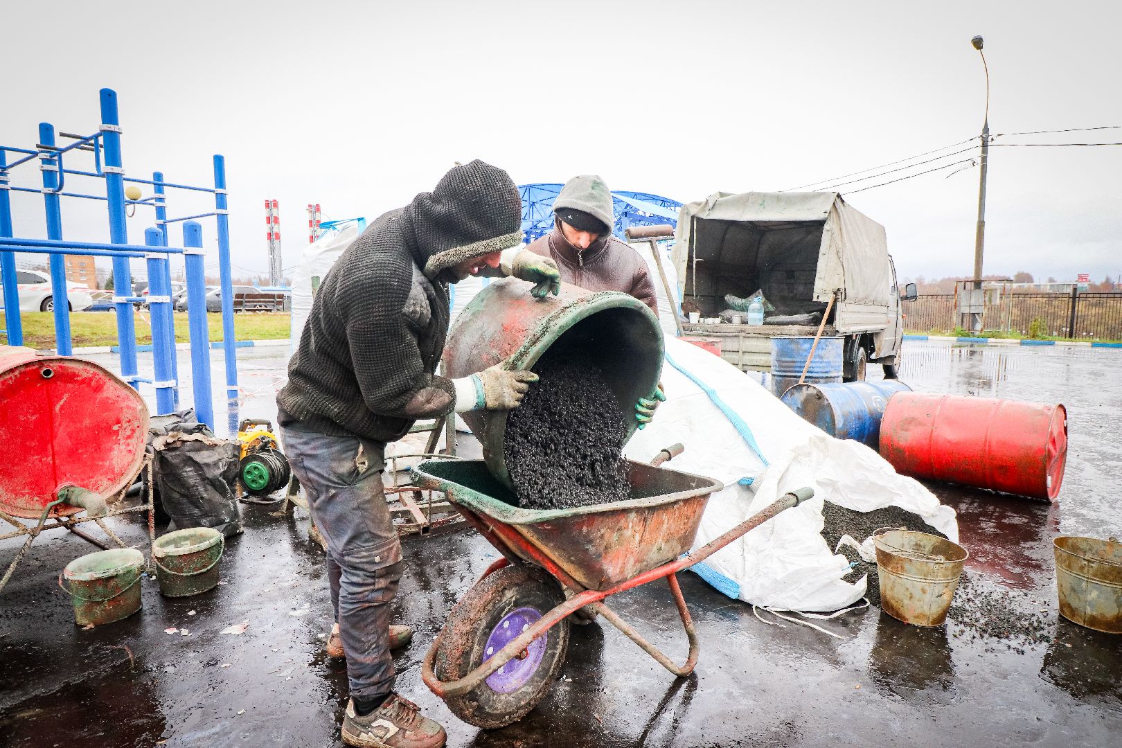 Клин, общество, строительство, спорт, спортивные площадки, вертикалки,