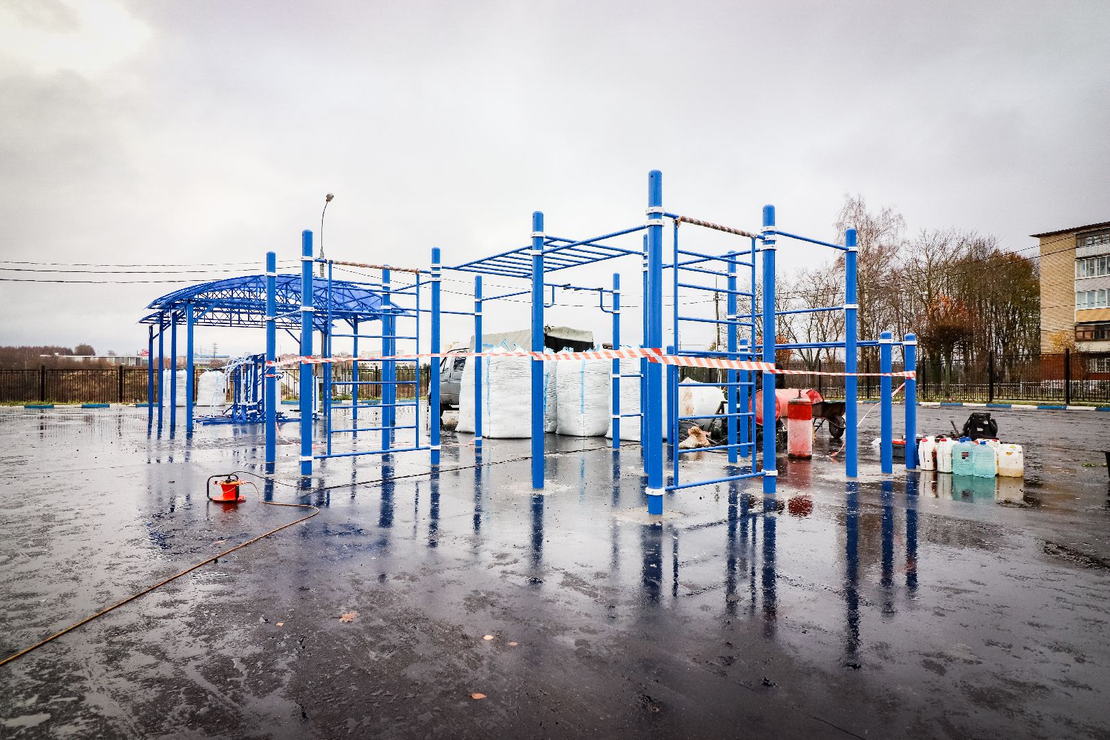 Клин, общество, строительство, спорт, спортивные площадки, вертикалки,