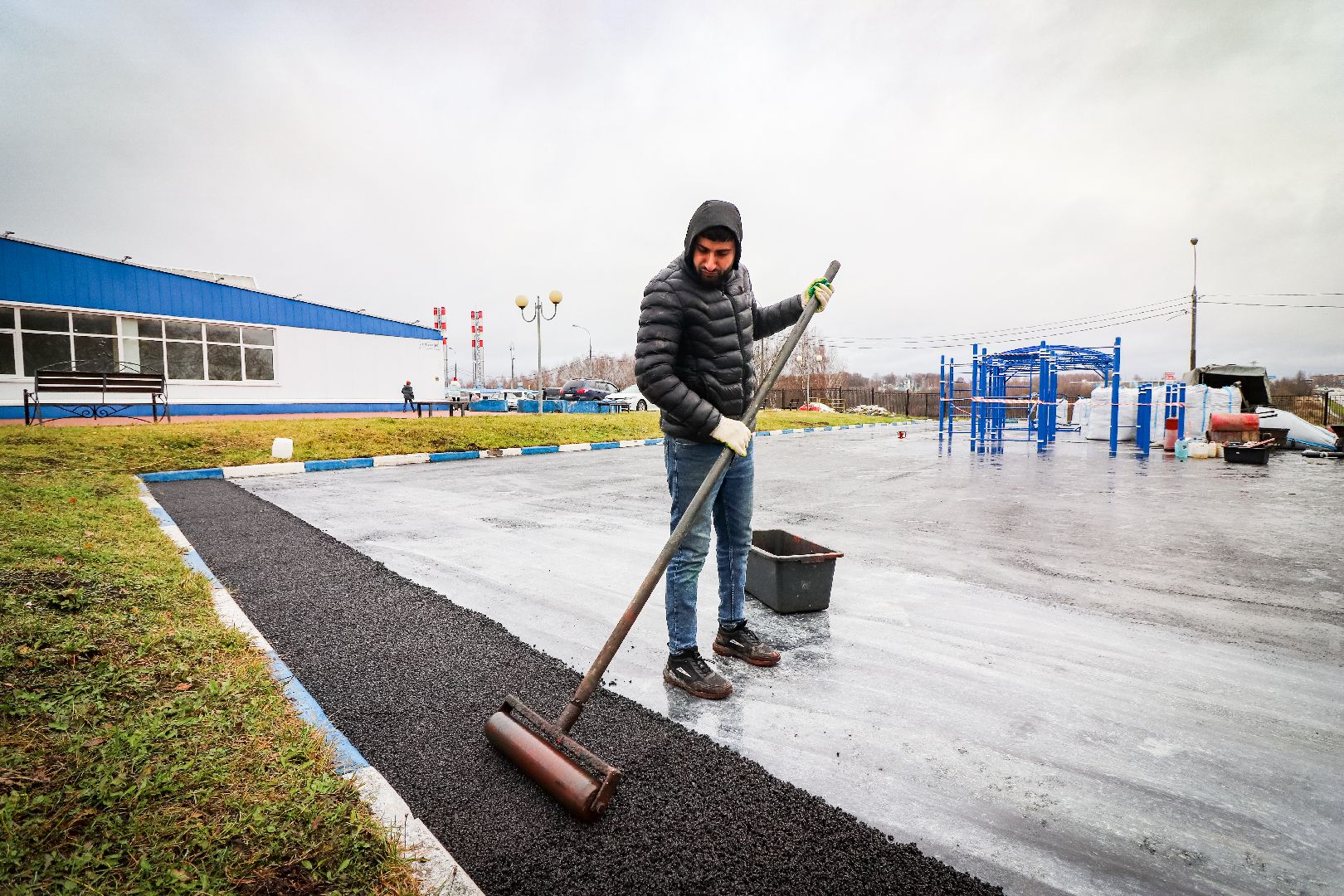 Клин, общество, строительство, спорт, спортивные площадки, вертикалки,