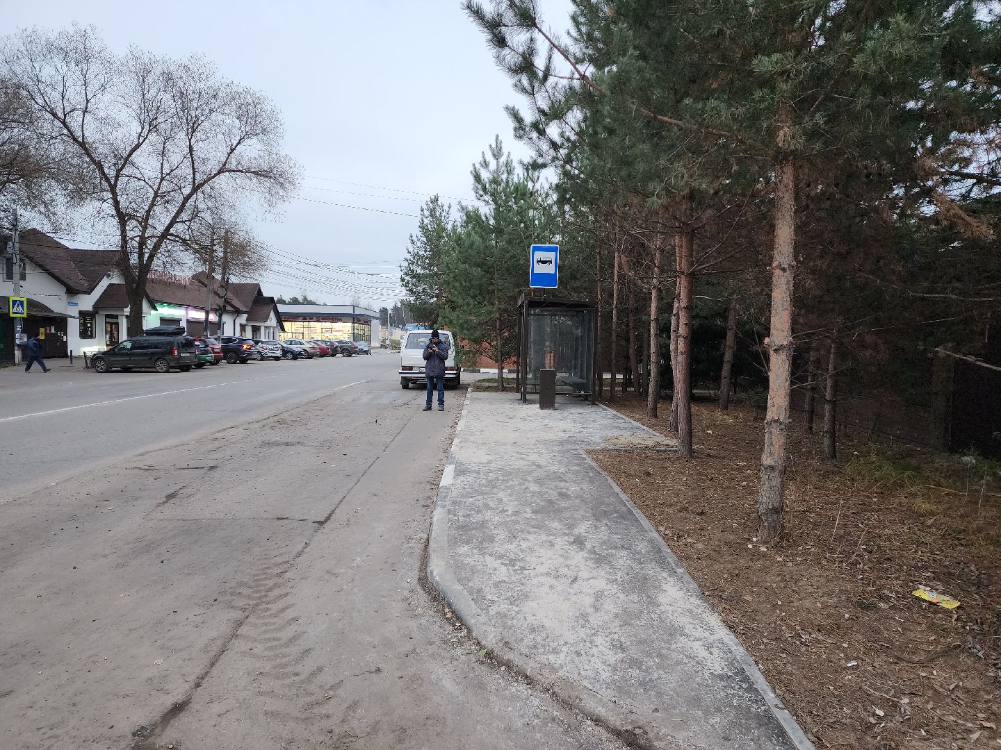 раменское, дороги, новый остановочный павильон, поселок ильинский, улица островского,
