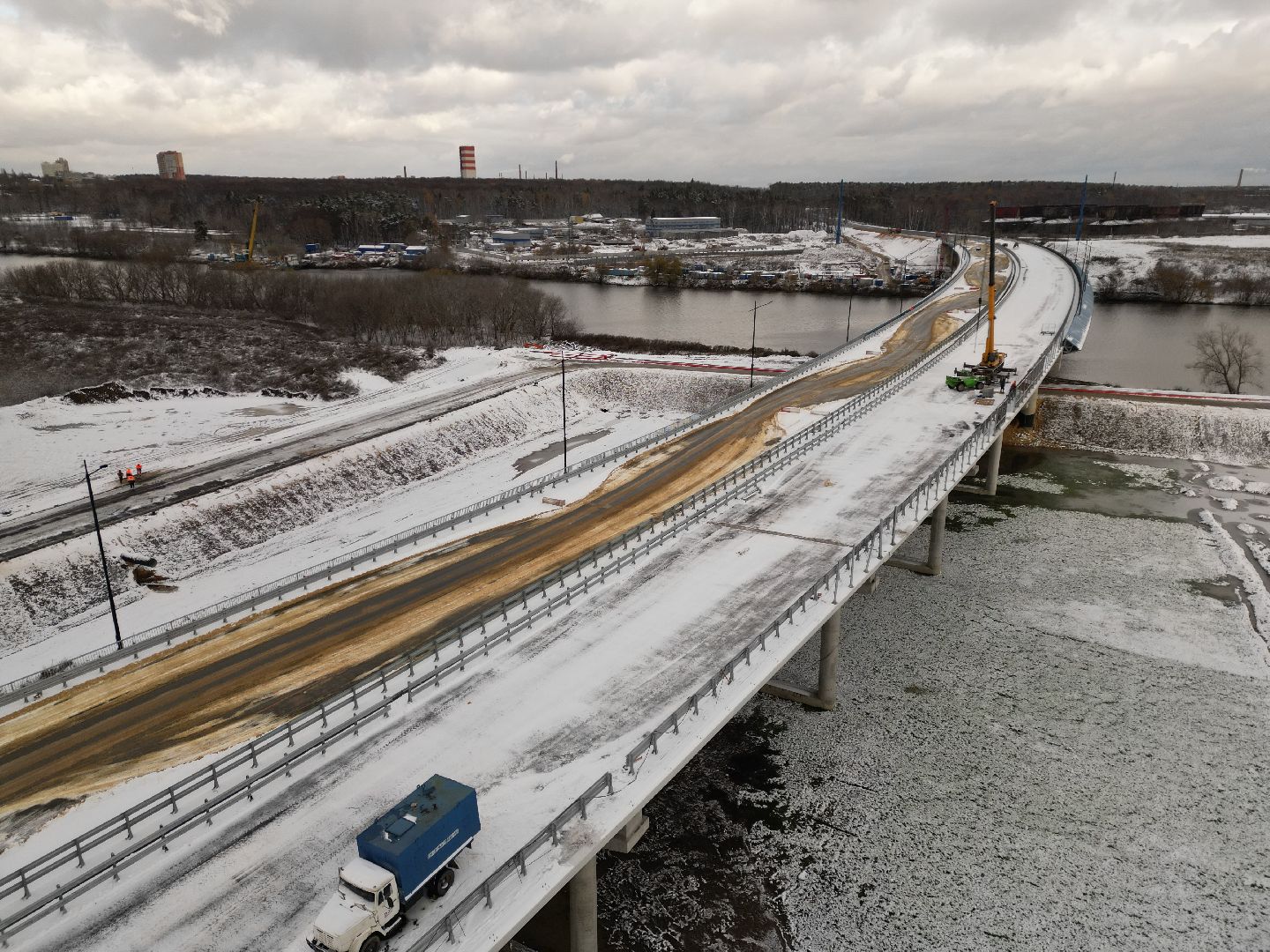 видео с коптера, дороги, строительство, юла,