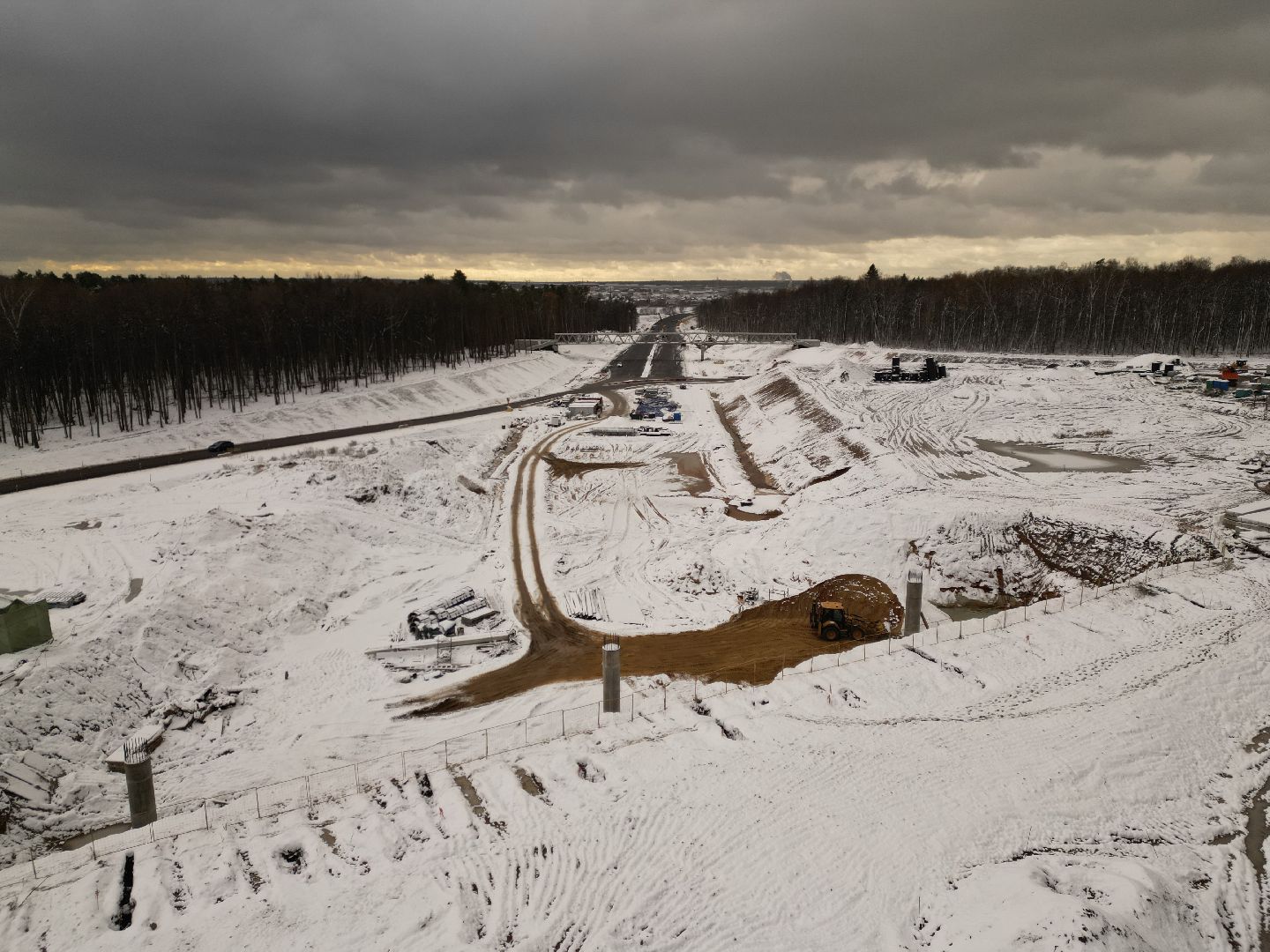 видео с коптера, дороги, строительство, юла,