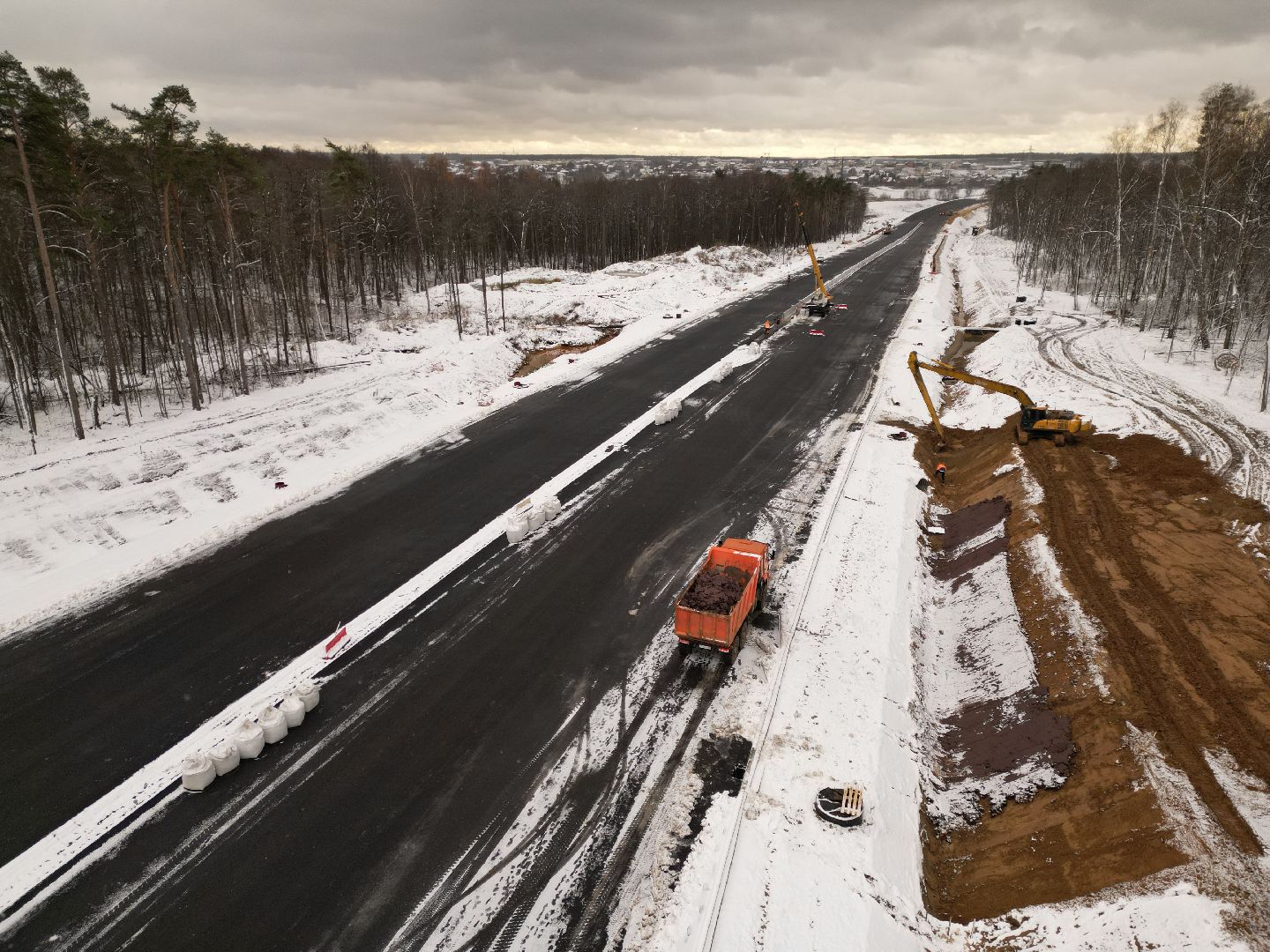 видео с коптера, дороги, строительство, юла,