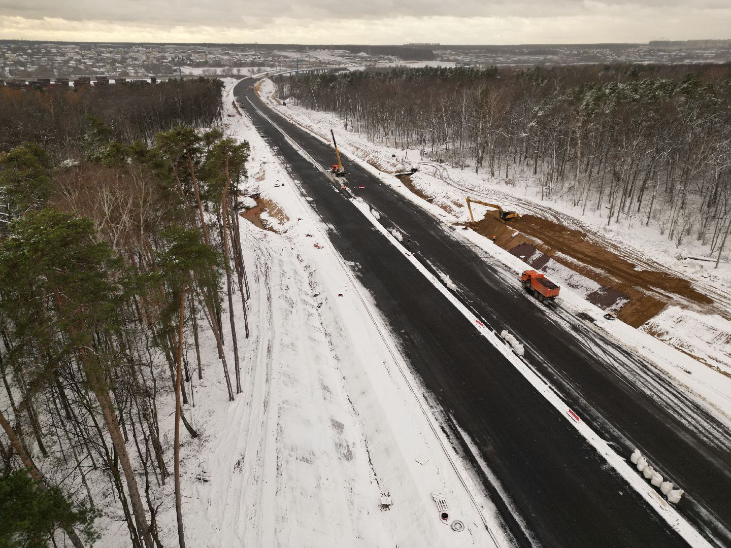 видео с коптера, дороги, строительство, юла,