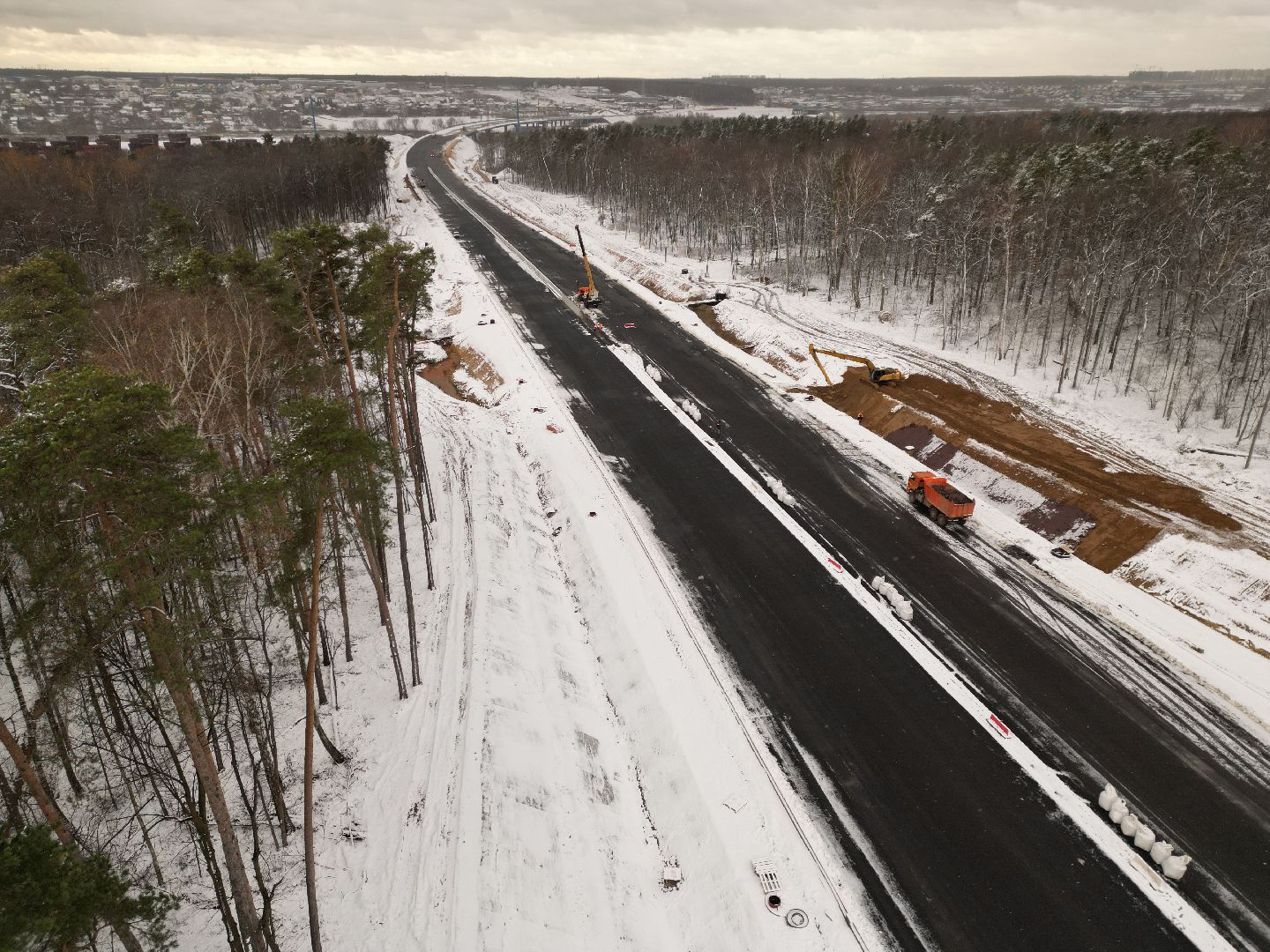 видео с коптера, дороги, строительство, юла,