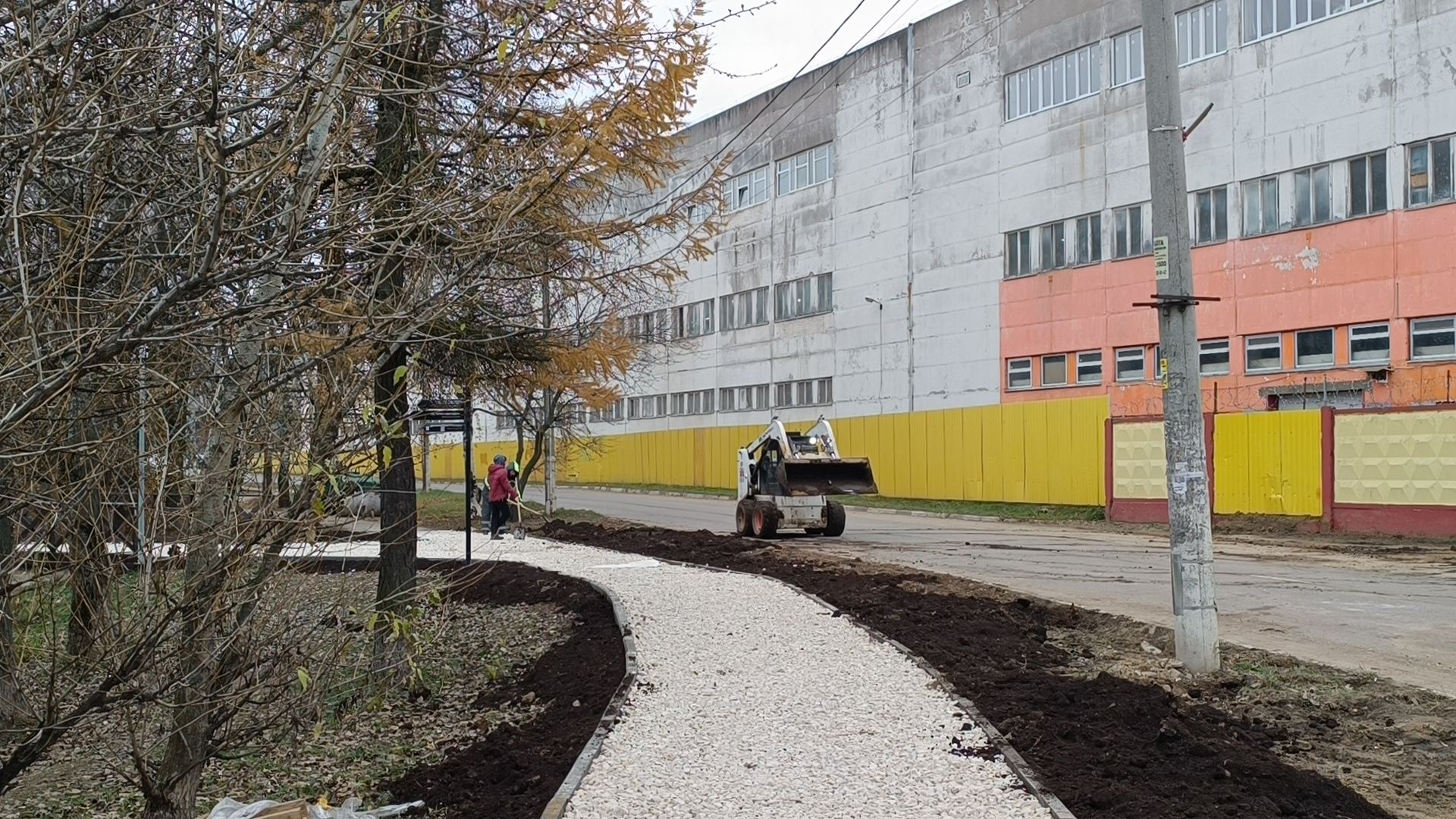 благоустройство, лобня, пешеходная дорожка,вертикалки,