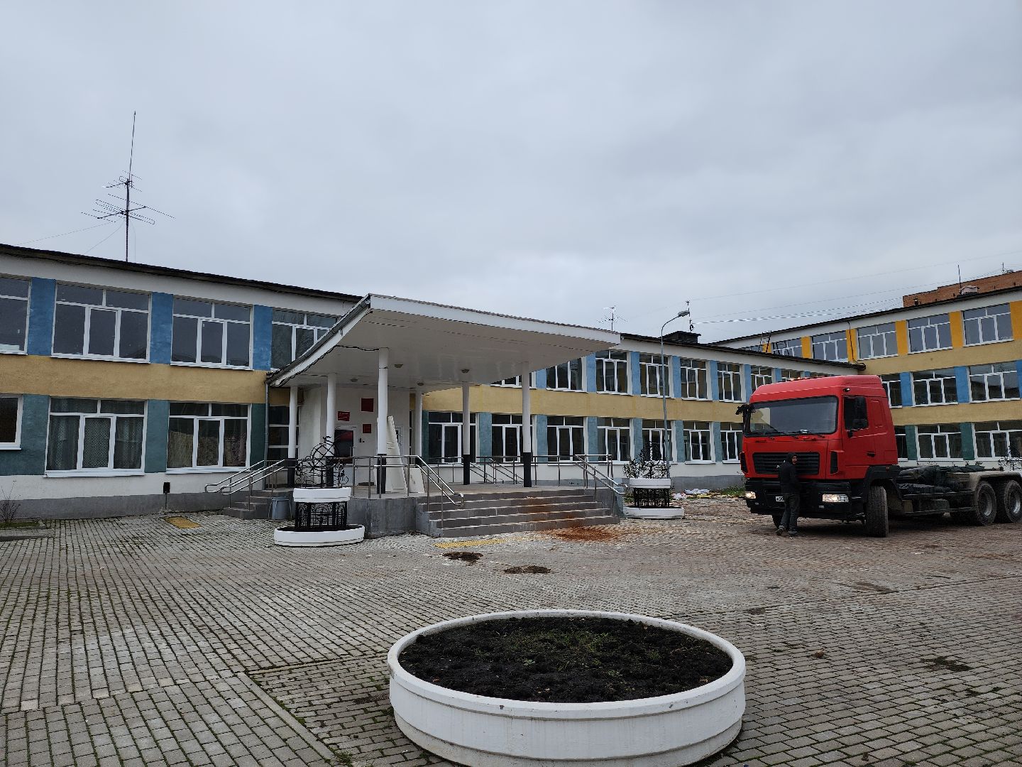 серпухов, подмосковье, капремонт школы, президентская программа, улица советская, вертикалки,