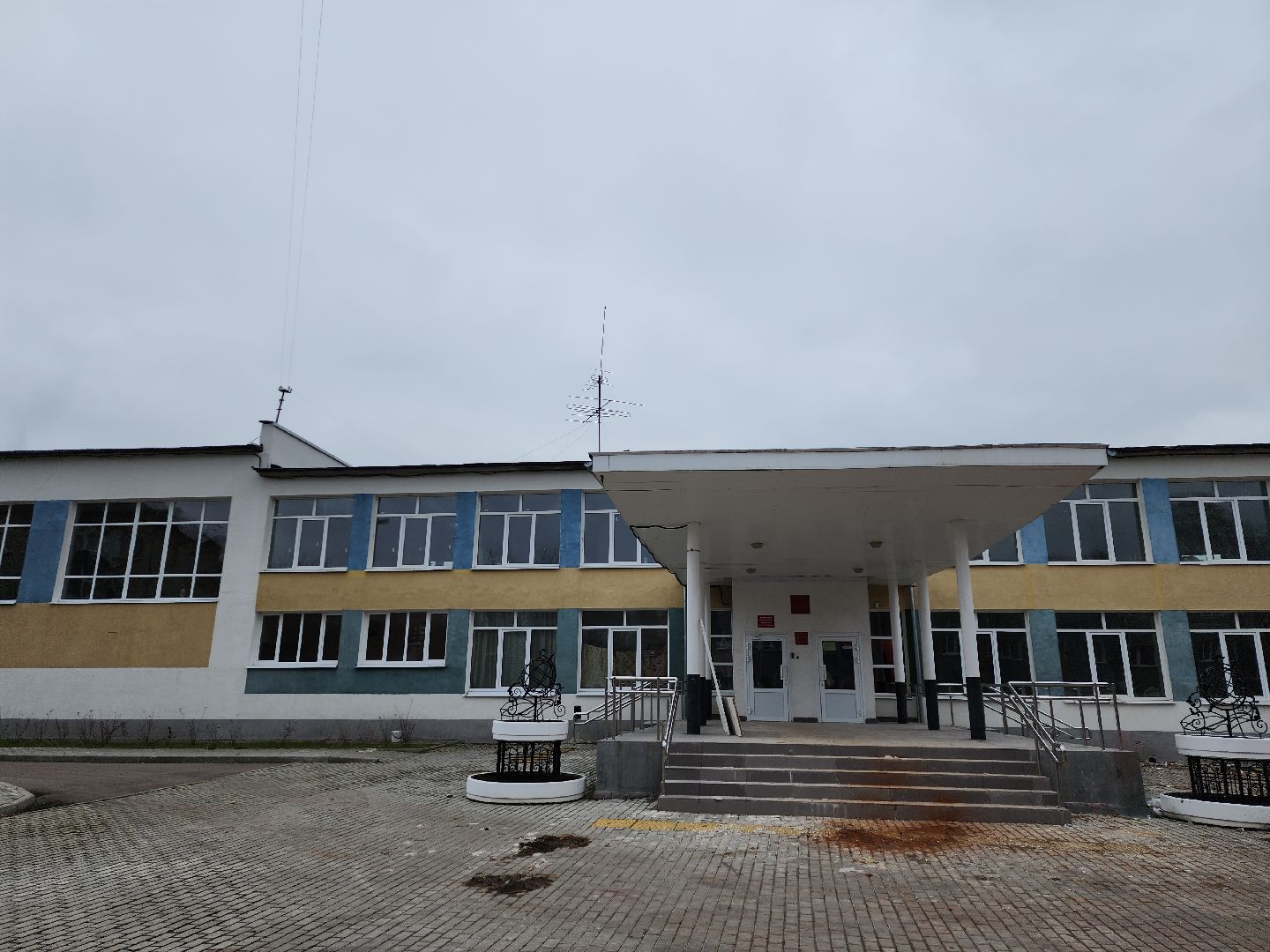 серпухов, подмосковье, капремонт школы, президентская программа, школа 9, вертикалки,