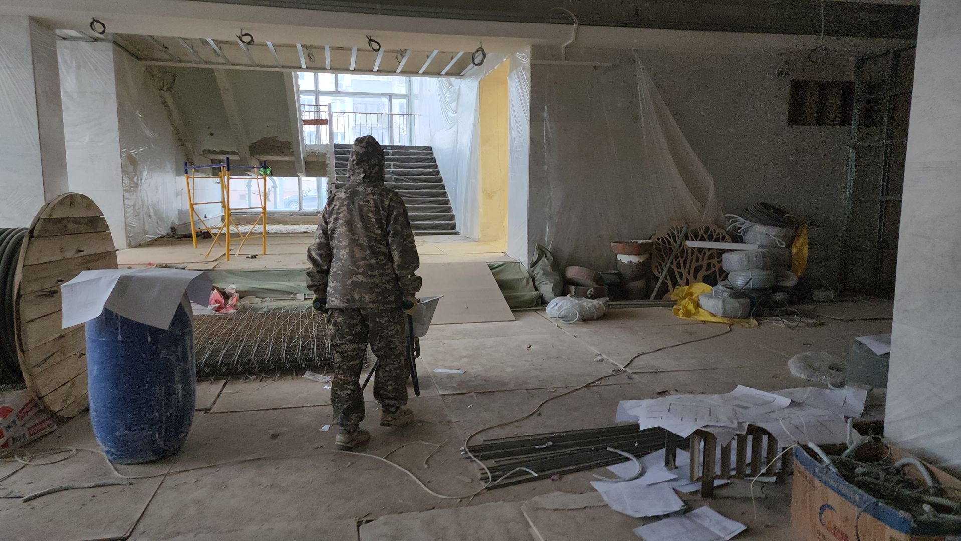 серпухов, подмосковье, ремонт фойе, дворец культуры, улица советская,