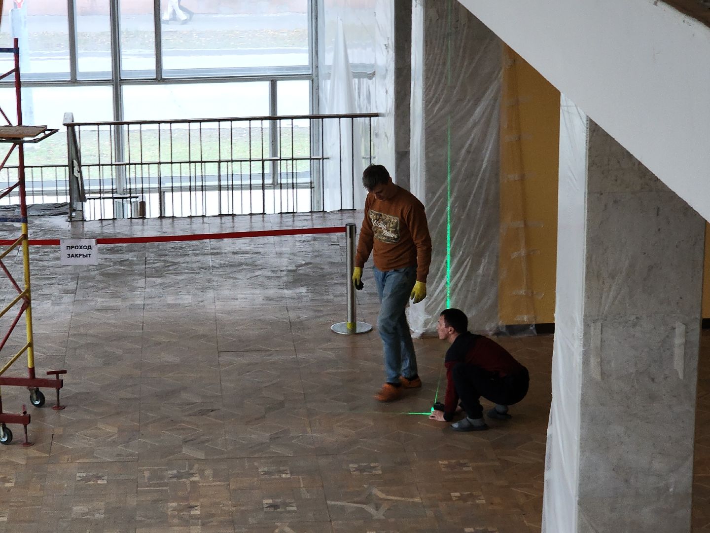 серпухов, подмосковье, ремонт фойе, дворец культуры, улица советская, вертикалки,